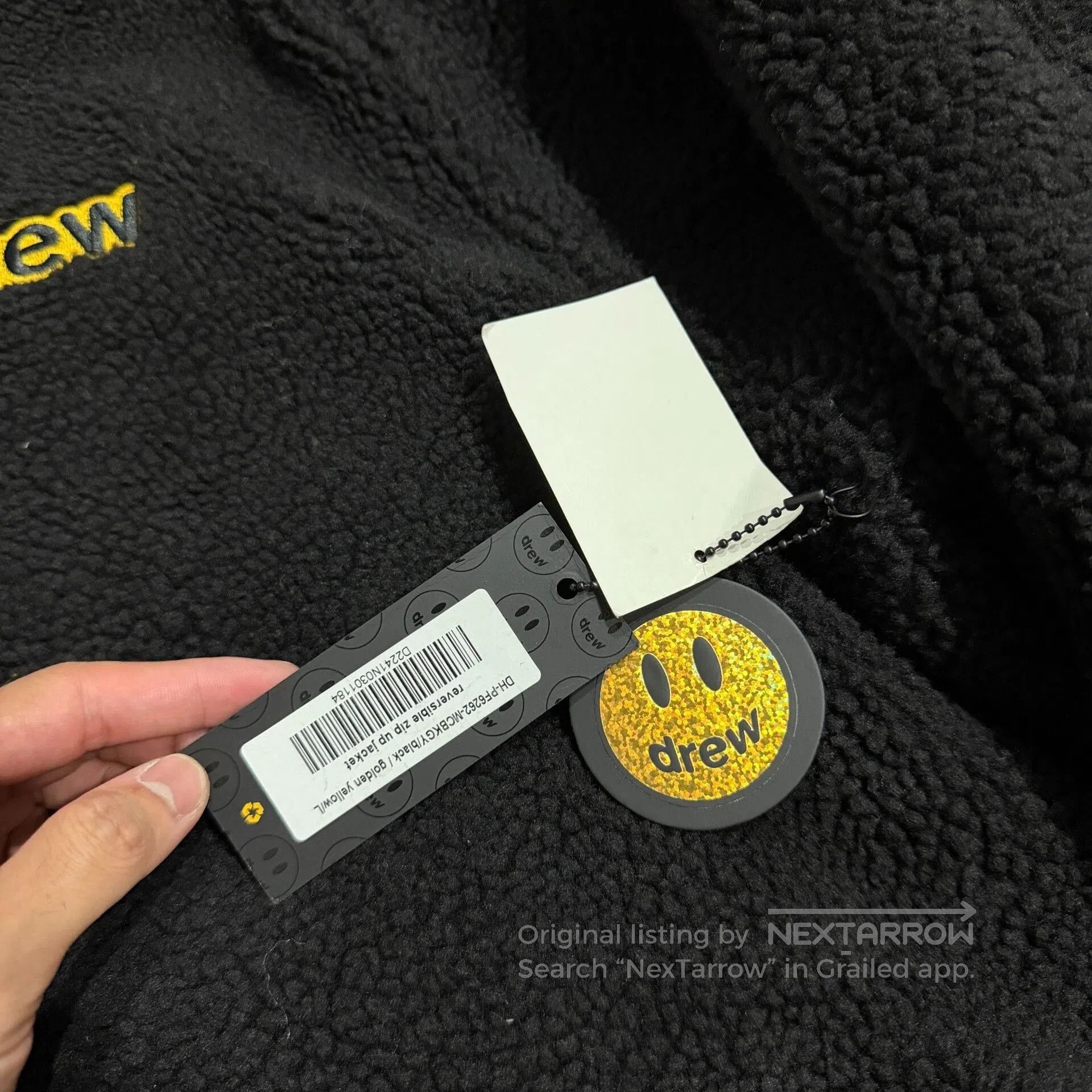 Drew House Drewhouse Black Yellow Reversible Jacket. Size US L / EU 52-54 / 3 - 2 Thumbnail