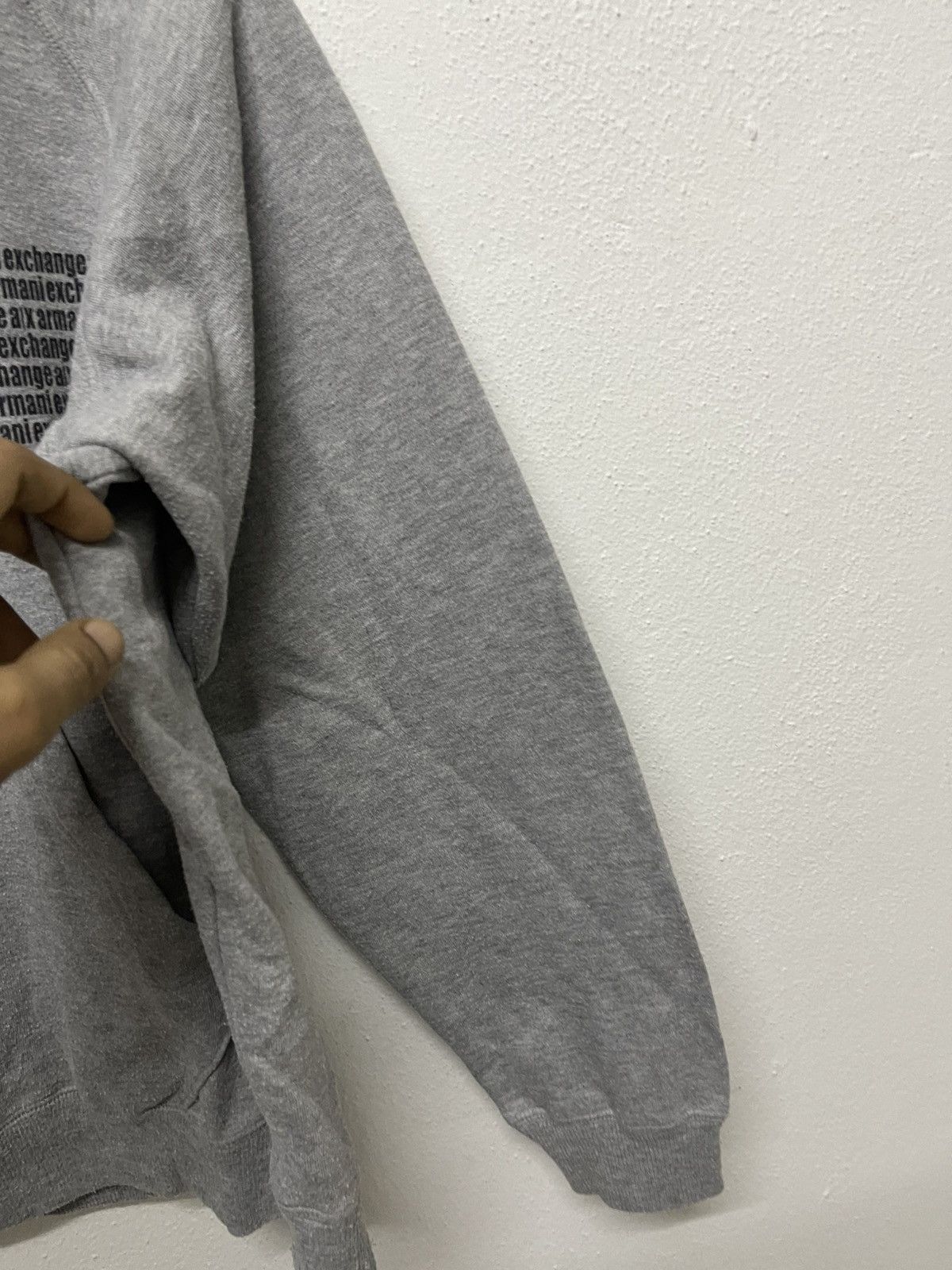 Armani Exchange 90s ARMANI EXCHANGE HOODIE MONOGRAM Size US S / EU 44-46 / 1 - 9 Thumbnail