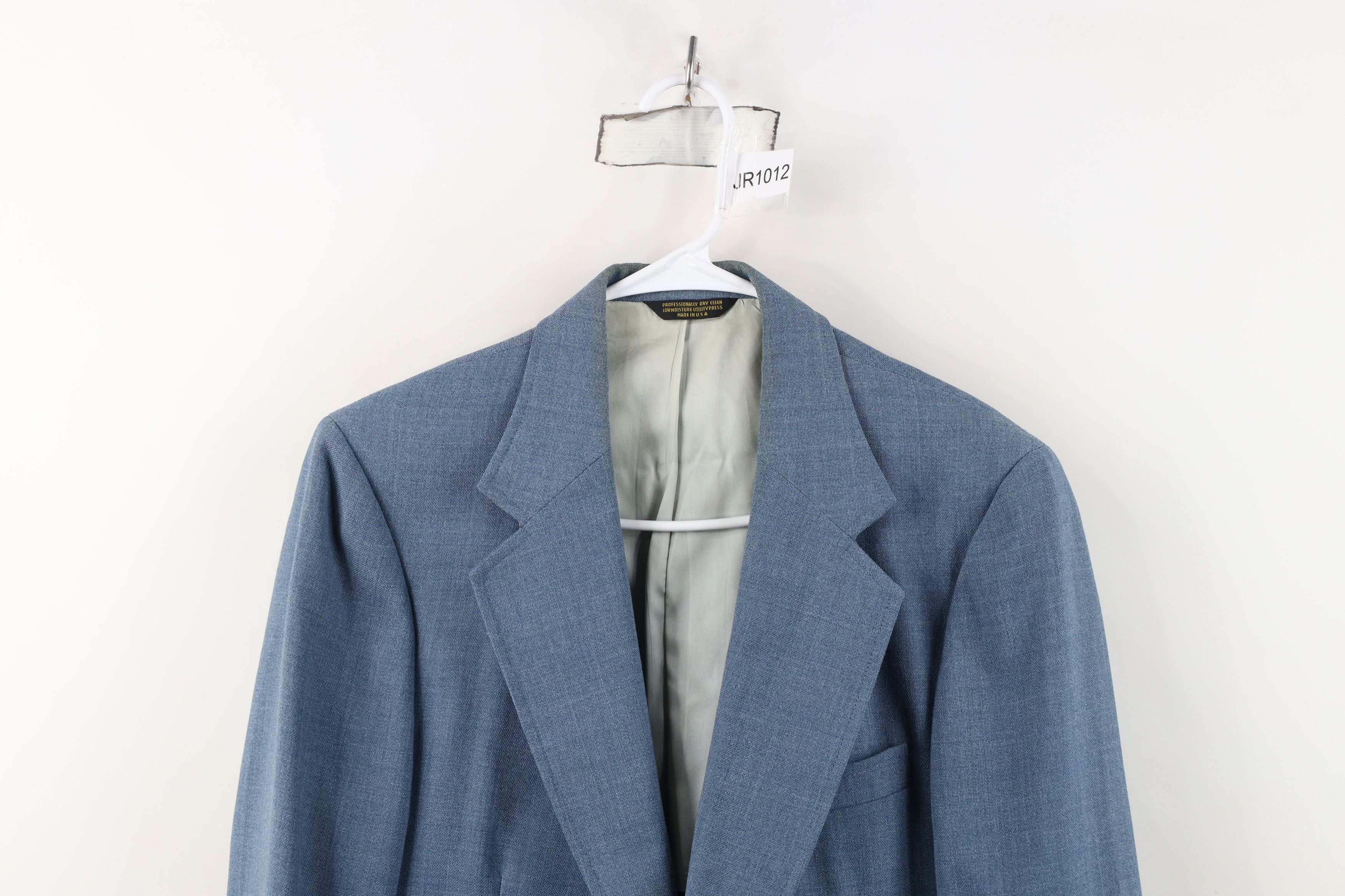 Vintage Vintage 70s Streetwear 2 Button Wool Blazer Suit Jacket USA Size US L / EU 52-54 / 3 - 2 Thumbnail