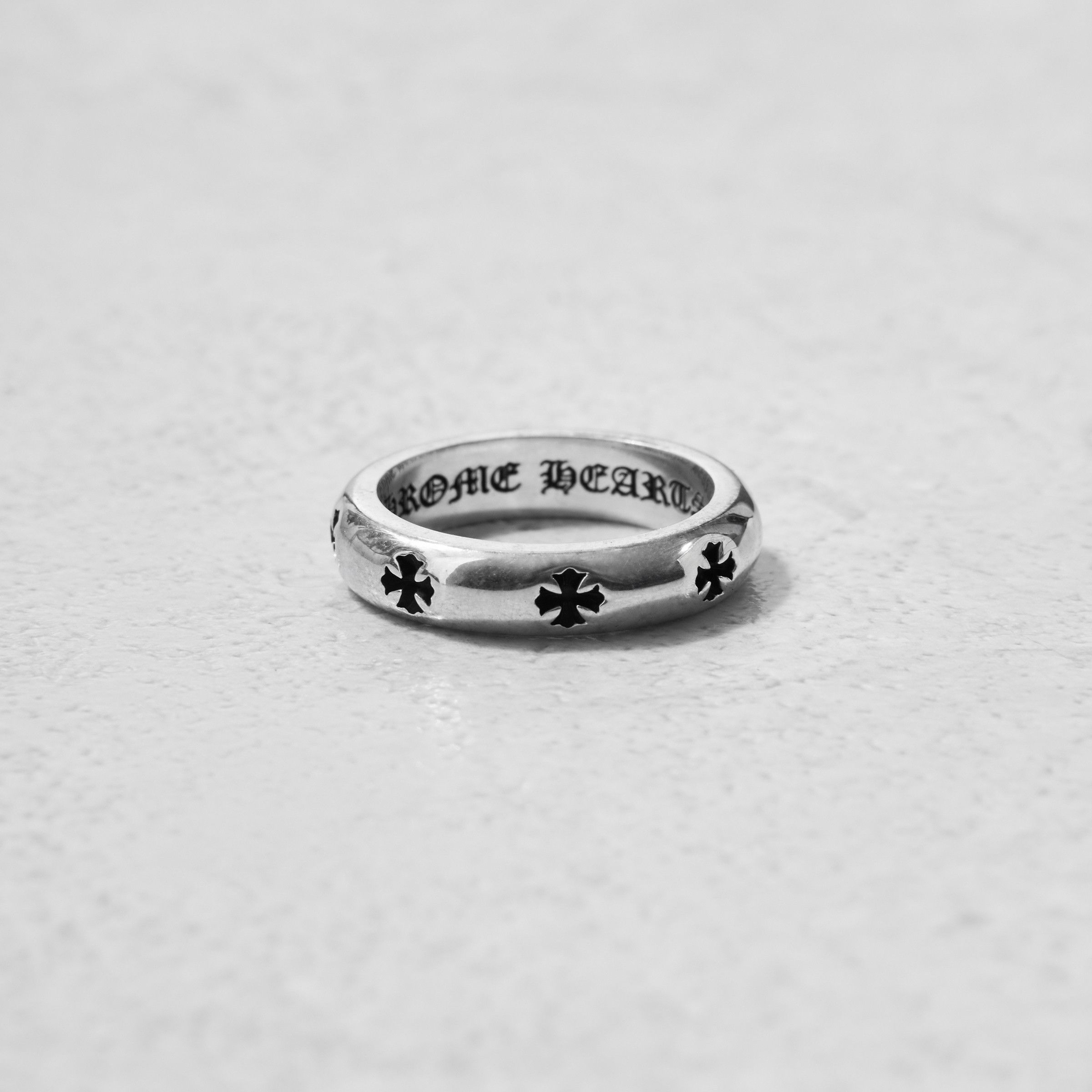 Chrome Hearts CHROME HEARTS Plus Band Ring Size ONE SIZE - 1 Thumbnail