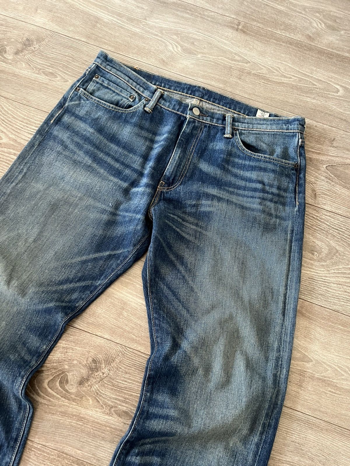 Levi's × Levi's Vintage Clothing ‼️Vintage Levis 504 White Oak Cone Denim Pants‼️ Size US 36 / EU 52 - 20 Thumbnail