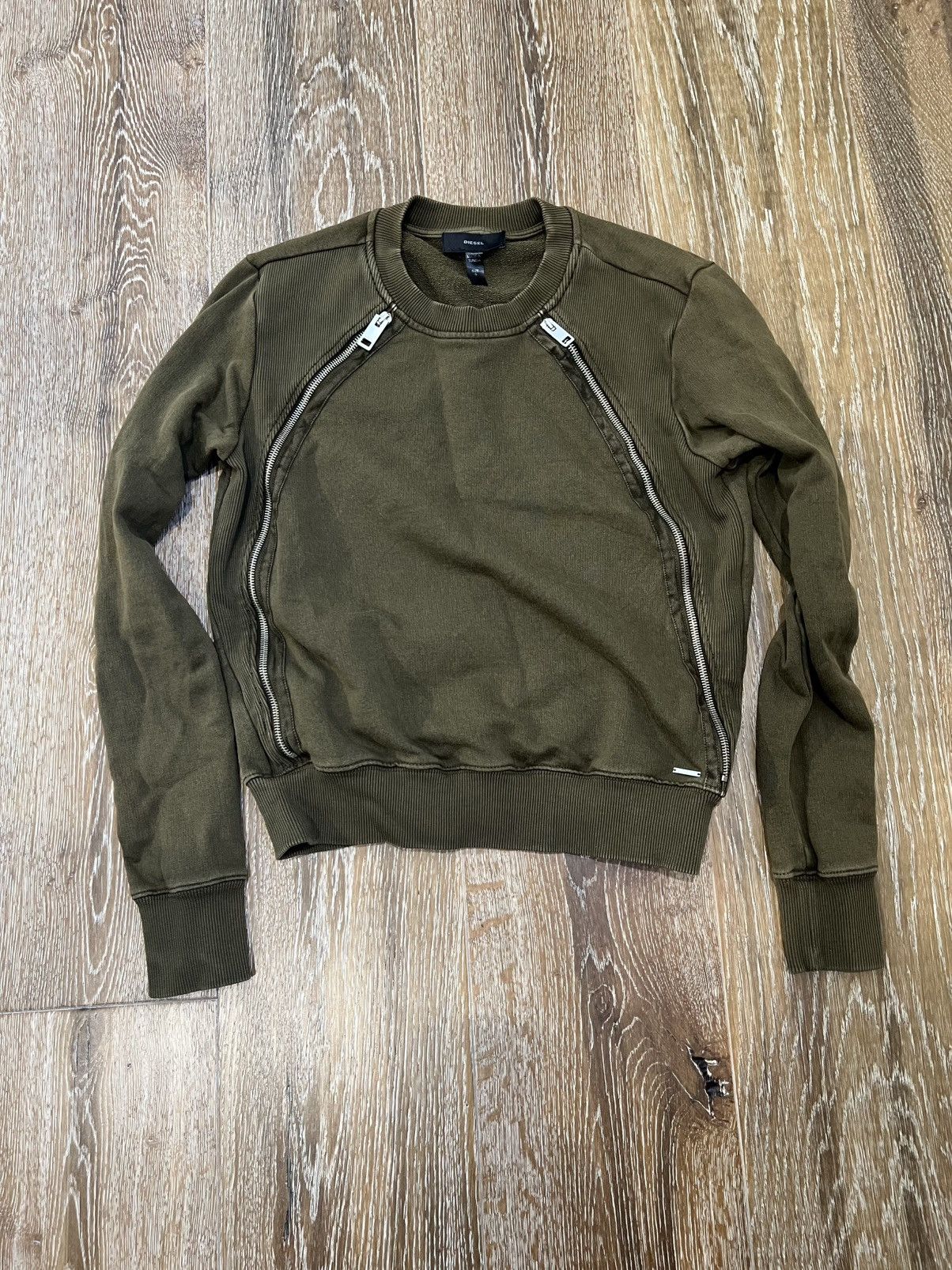 Diesel Diesel zipper crewneck Size S / US 4 / IT 40 - 1 Thumbnail
