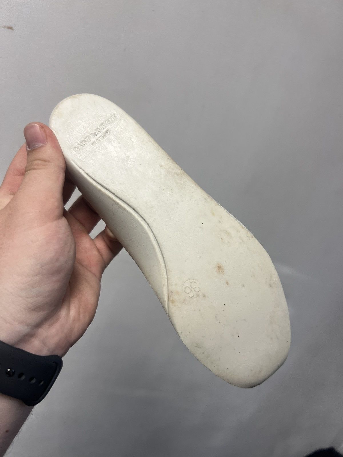 Saint Laurent Paris Saint Laurent Paris Womens Shoes Size 36 White Size US 5 / IT 35 - 17 Thumbnail