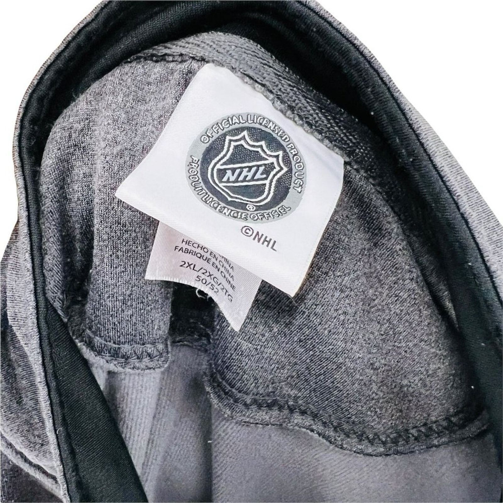 NHL NHL Anaheim Ducks Grey Mens Pullover 2XLarge Long Sleeve Size US XXL / EU 58 / 5 - 7 Thumbnail