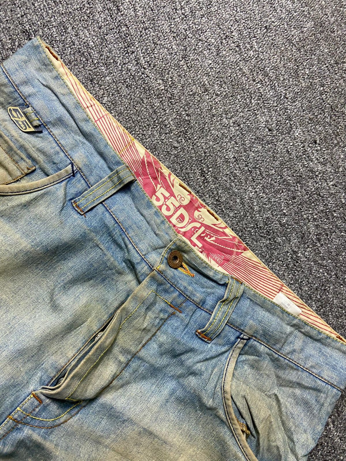 55DSL × Japanese Brand × Vintage Vintage 55DSL Relaxed Fit Cut Denim Jeans (131) Size US 34 / EU 50 - 6 Thumbnail