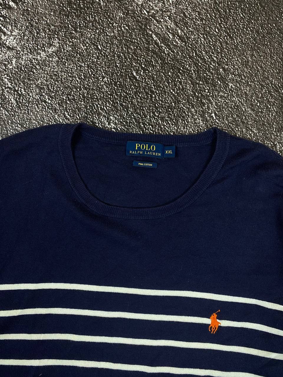 Polo Ralph Lauren × Vintage Vintage Polo Ralph Lauren Pima Cotton Knit Sweater Size US XXL / EU 58 / 5 - 5 Thumbnail