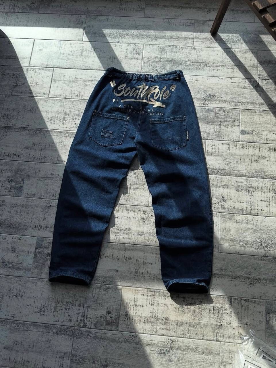 Southpole Southpole baggy big logo denim jeans Size US 34 / EU 50 - 2 Thumbnail