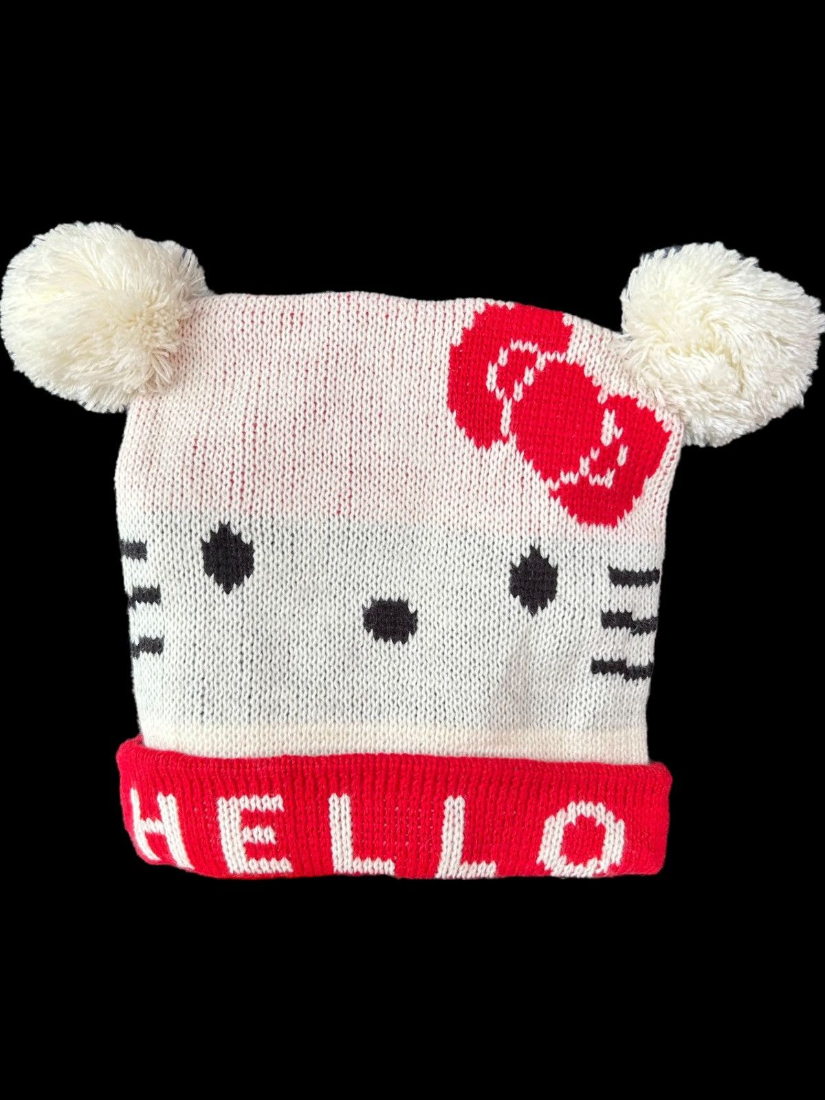 Japanese Brand × Kapital × Vintage Hello Kitty Horn Devil Beanie Hats Size ONE SIZE - 6 Thumbnail