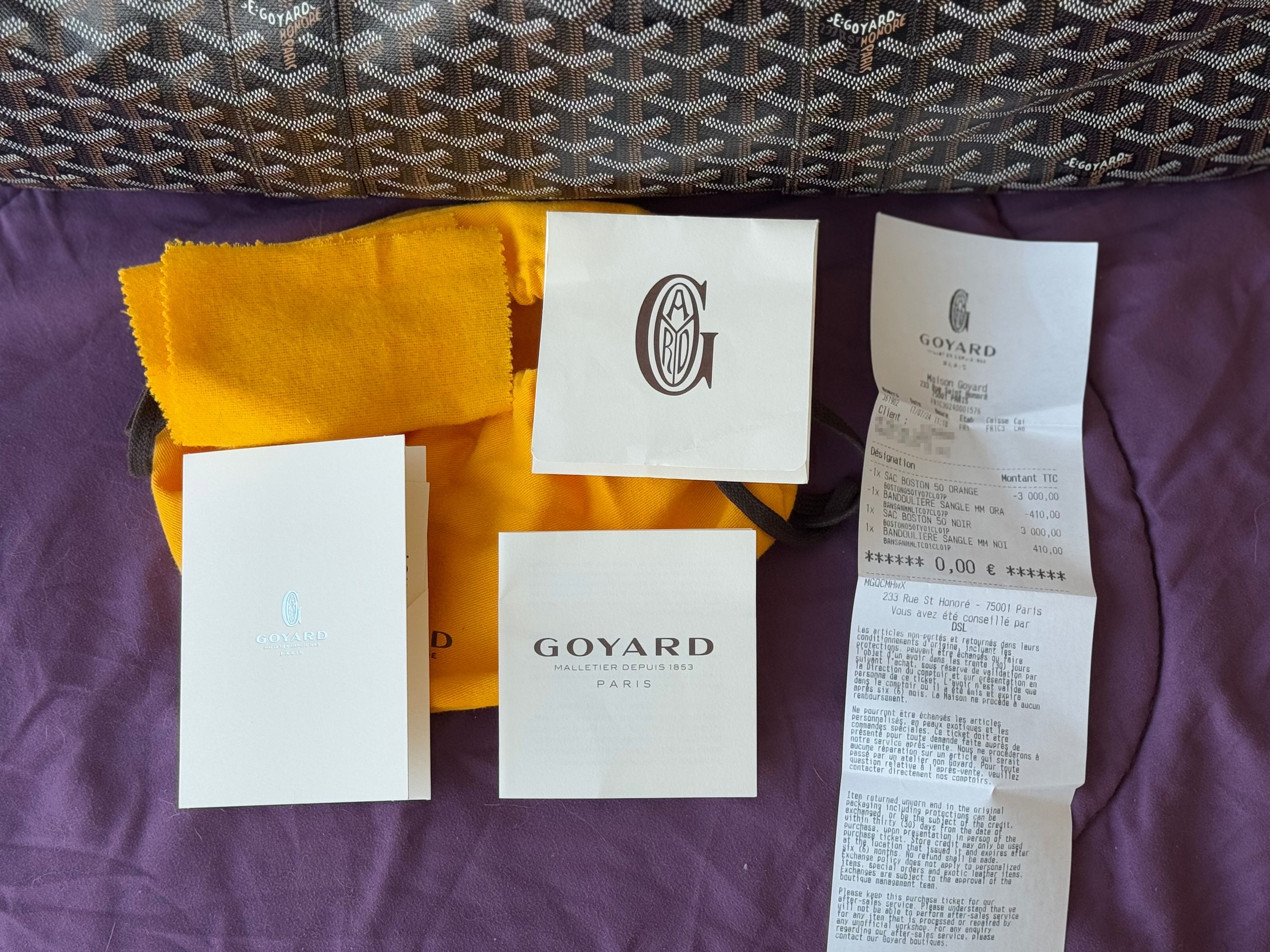 Goyard Boston 50 bag Size ONE SIZE - 11 Thumbnail