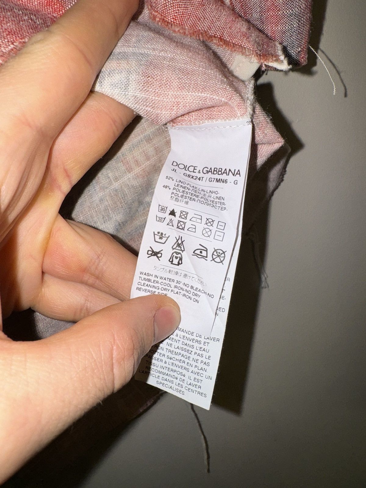 Dolce & Gabbana Dolce & Gabbana Vintage Renaissance Linen Shirt - Size 44 Size US S / EU 44-46 / 1 - 7 Thumbnail