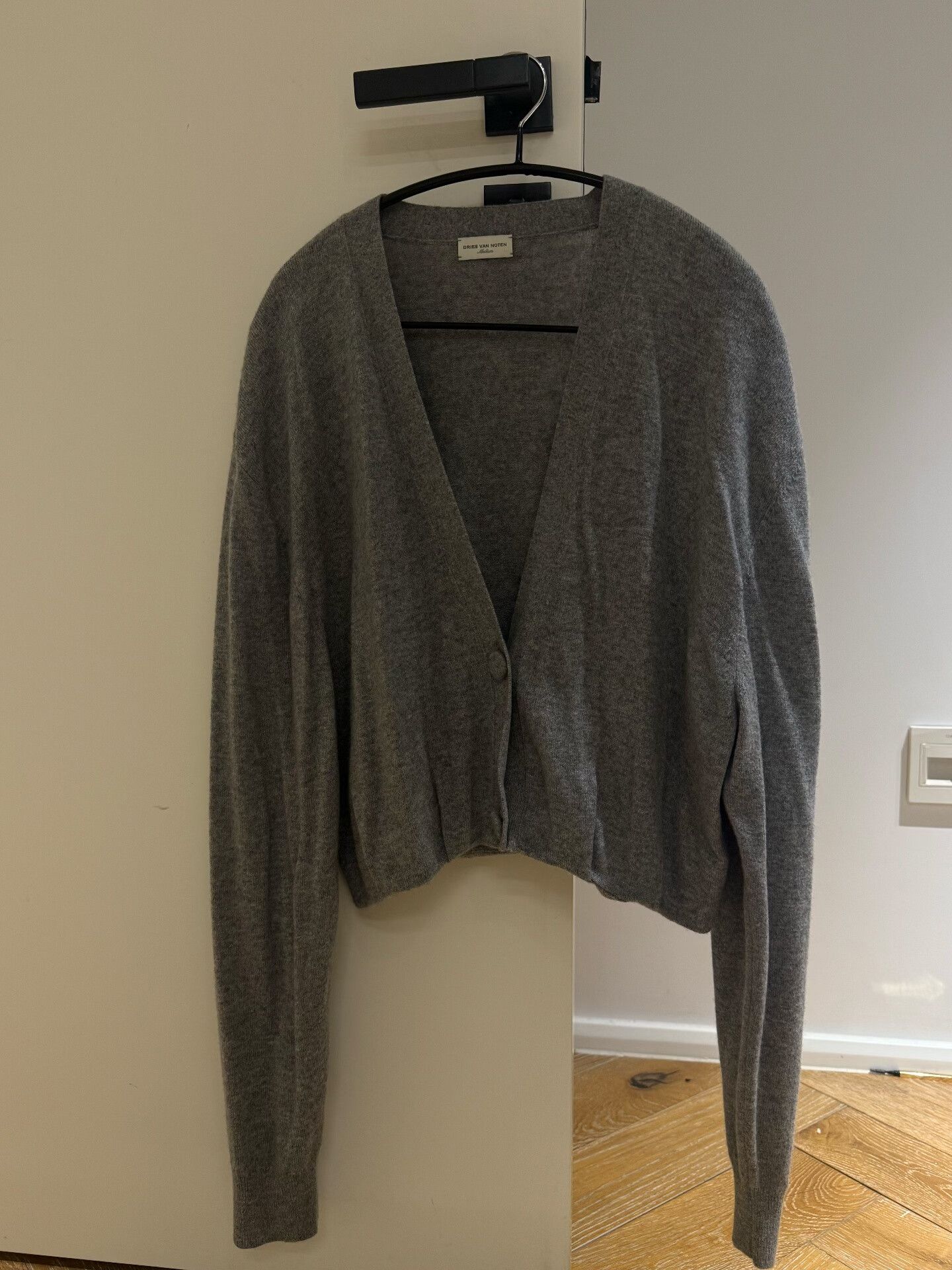 Dries Van Noten Dries Van Noten Gray Cashmere Cardigan Size US M / EU 48-50 / 2 - 1 Thumbnail