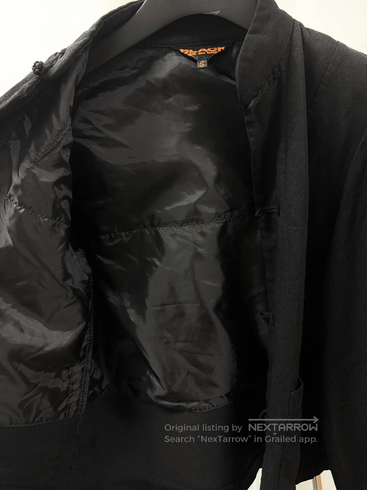 Comme des Garcons black comme des garçons high collar cardigan. Size S / US 4 / IT 40 - 4 Thumbnail