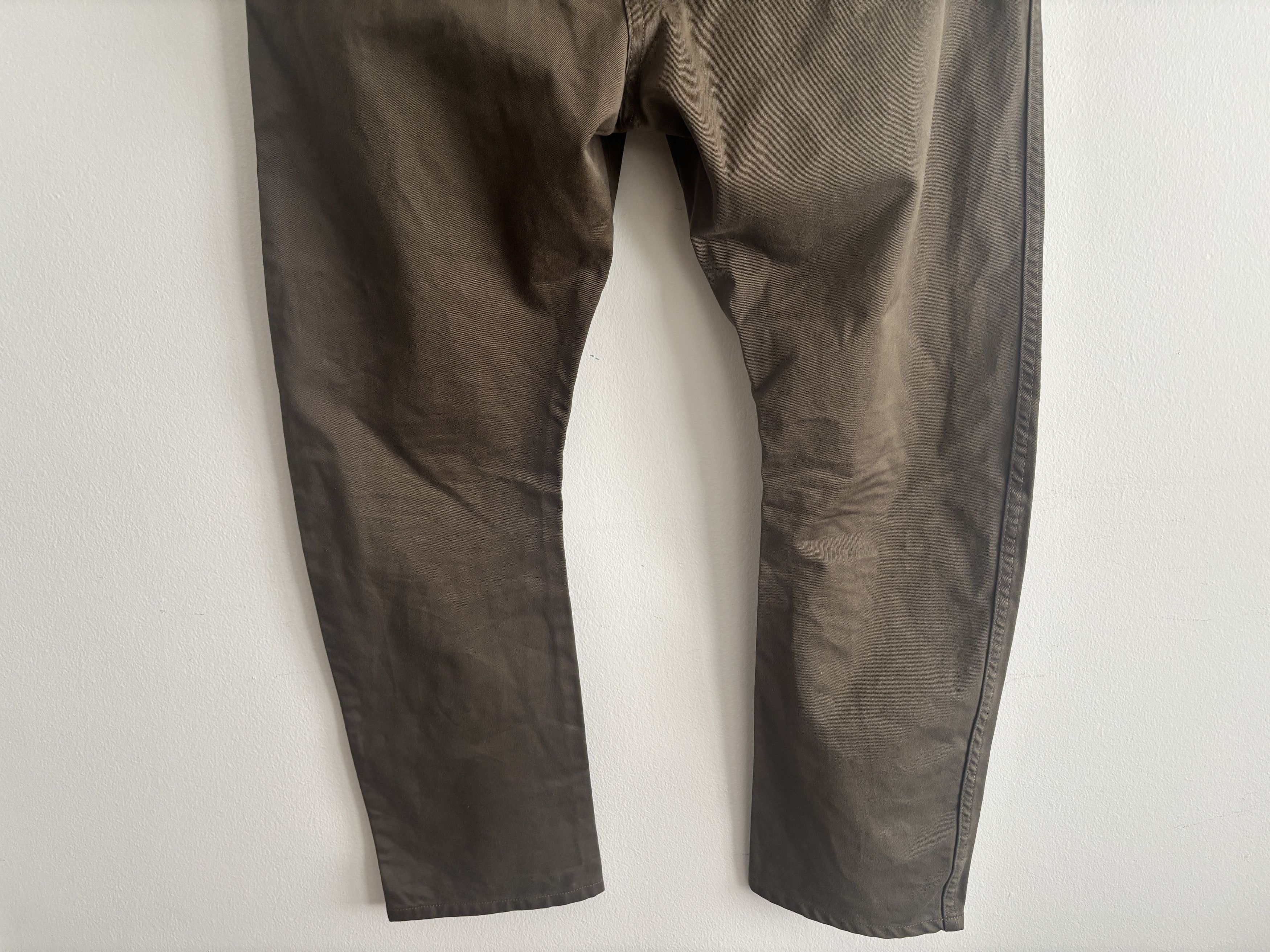 Wings + Horns $200 5 Pocket Button Fly Olive Green Chinos - 32 x 27.5 Size US 32 / EU 48 - 7 Thumbnail