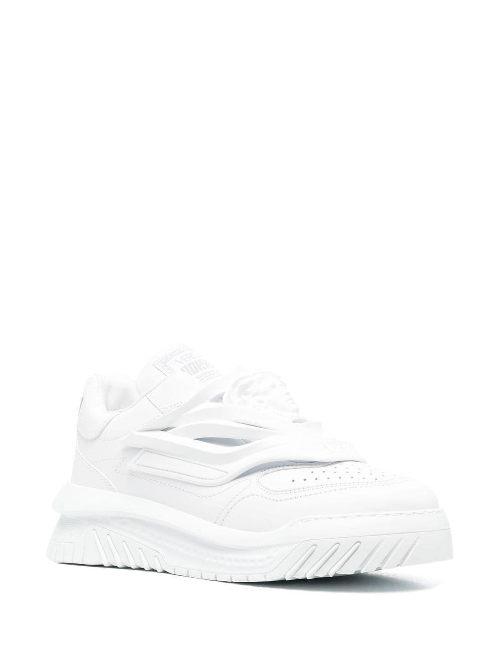 image of Versace Odissea Low-Top Sneakers In White, Men's (Size 12)