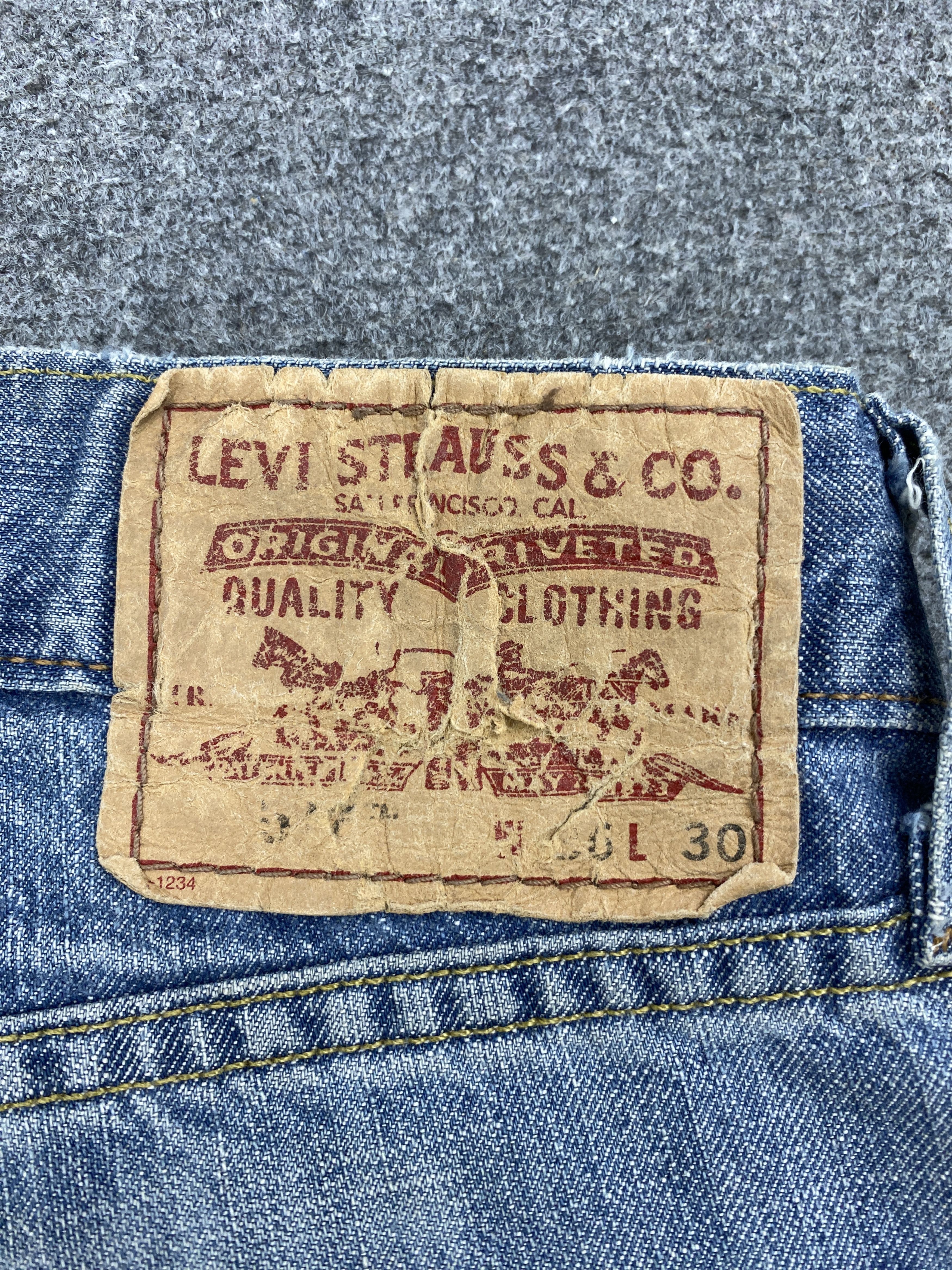Levi's × Vintage Vintage Levis 514 Slim Straight Jeans Size US 36 / EU 52 - 5 Thumbnail