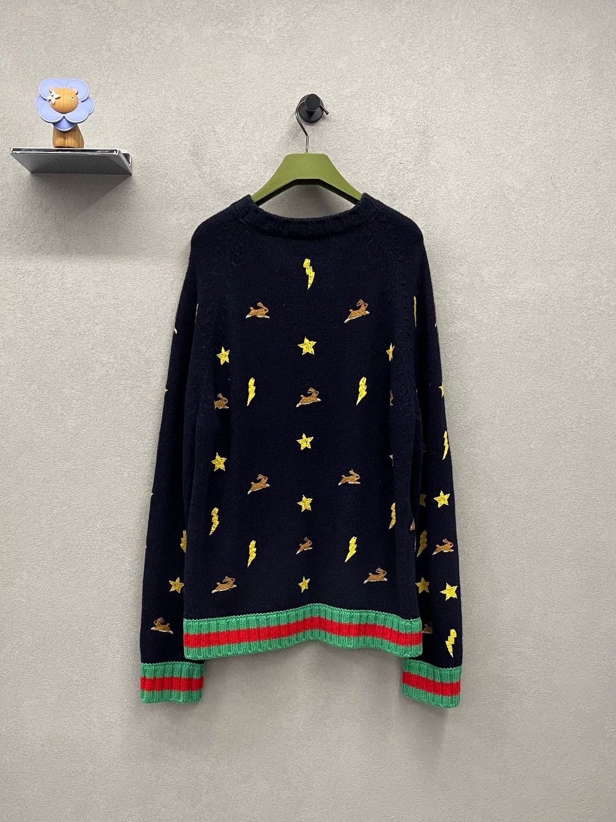 Gucci Gucci Star Bird Embroidery Sweater Size S / US 4 / IT 40 - 1 Thumbnail