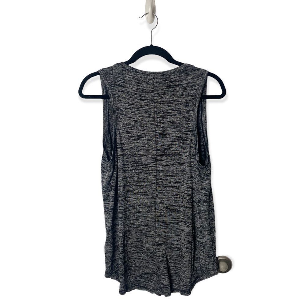 Gap Gap Heather Gray Sleeveless Tank Top Size L Longline High Ne Size L / US 10 / IT 46 - 4 Thumbnail