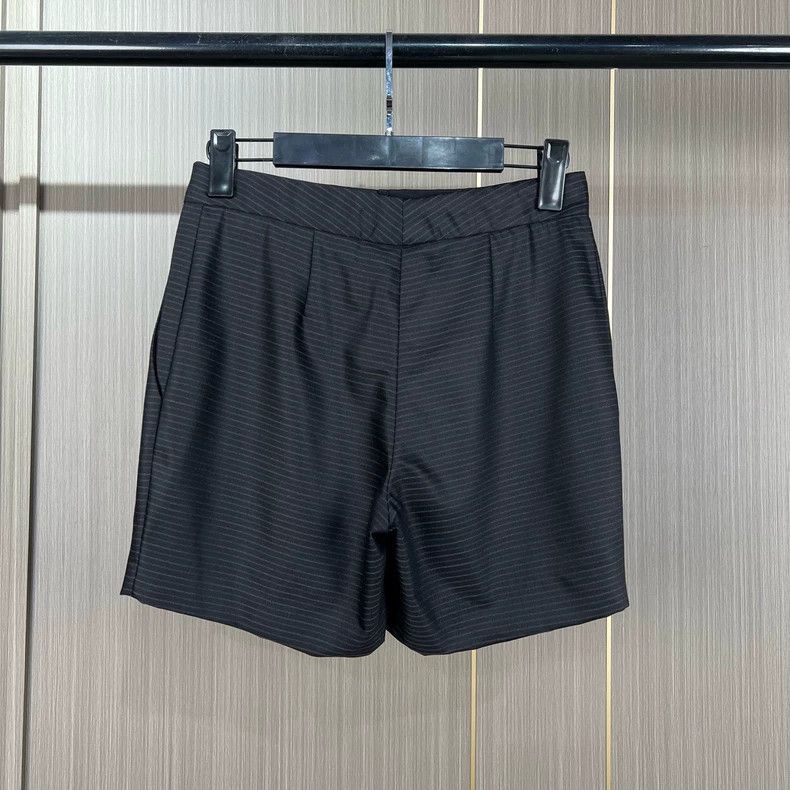 Dior Dior Striped Wool Shorts Size F36-2506 Size US 36 / EU 52 - 2 Thumbnail