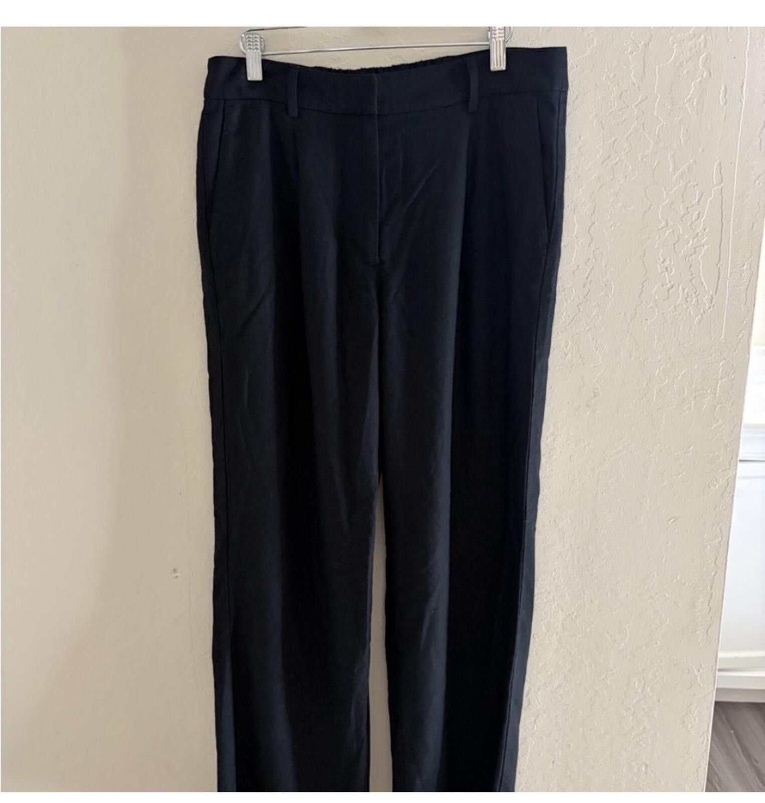 Old Navy Old Navy Black Women's linen Trousers Size 32" / US 10 / IT 46 - 1 Thumbnail
