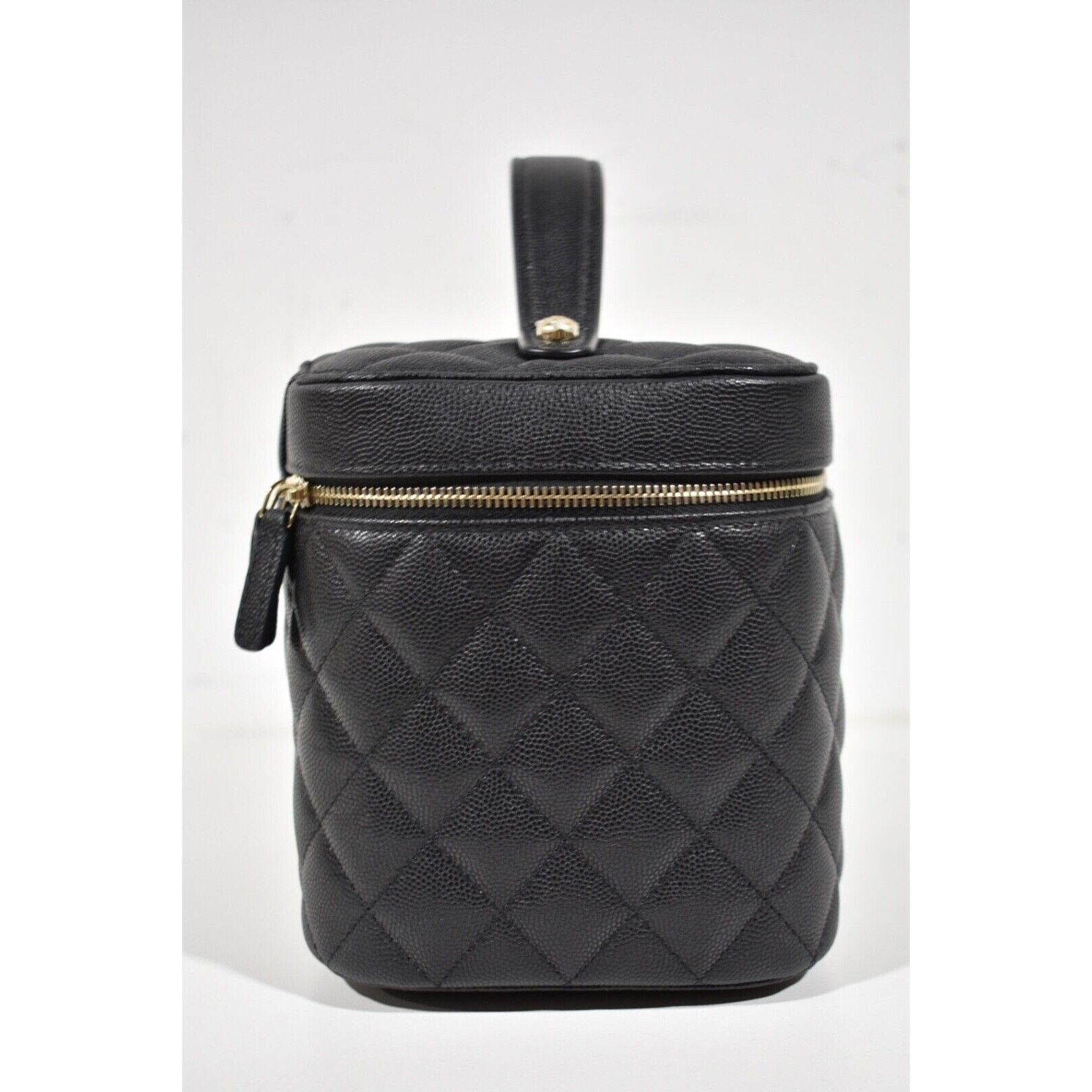 Chanel Chanel Vanity Pouch Case Top Handle Travel Toiletry Bag Size ONE SIZE - 3 Thumbnail