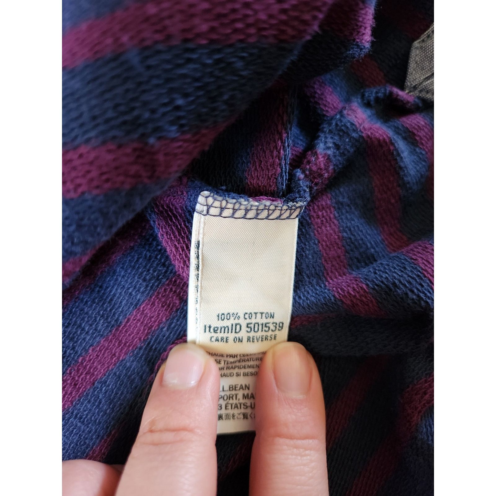 L.L. Bean Vintage L.L Bean Men's Stripped Pullover Shirt-Lg Petite Size US L / EU 52-54 / 3 - 6 Thumbnail