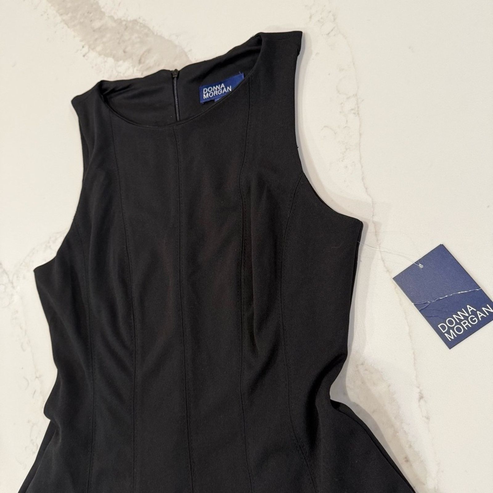 Donna Morgan Donna Morgan NWT Sleeveless Fit & Flare Midi Dress Women’s 4 Size S / US 4 / IT 40 - 3 Thumbnail