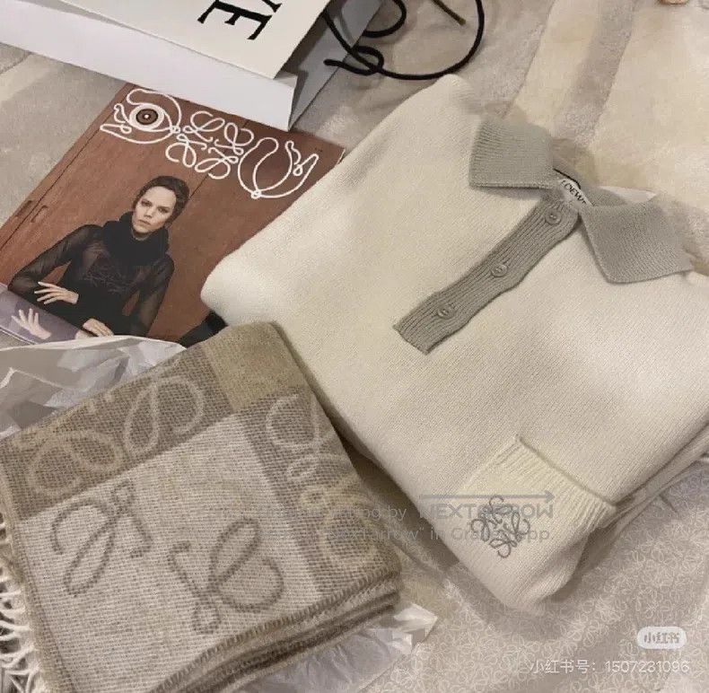 Loewe Loewe Cream Yellow and Pink Green Color Block Wool Pocket Size XS / US 0-2 / IT 36-38 - 9 Thumbnail