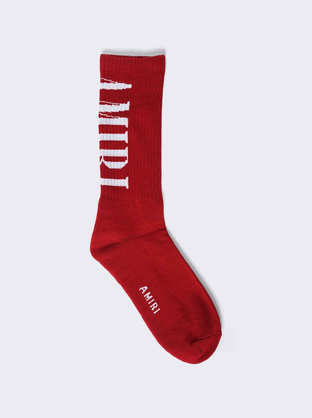 Amiri o1gr1nt0924 Size: 45-46 / Solid Core Logo Socks in Red Size ONE SIZE - 1 Preview