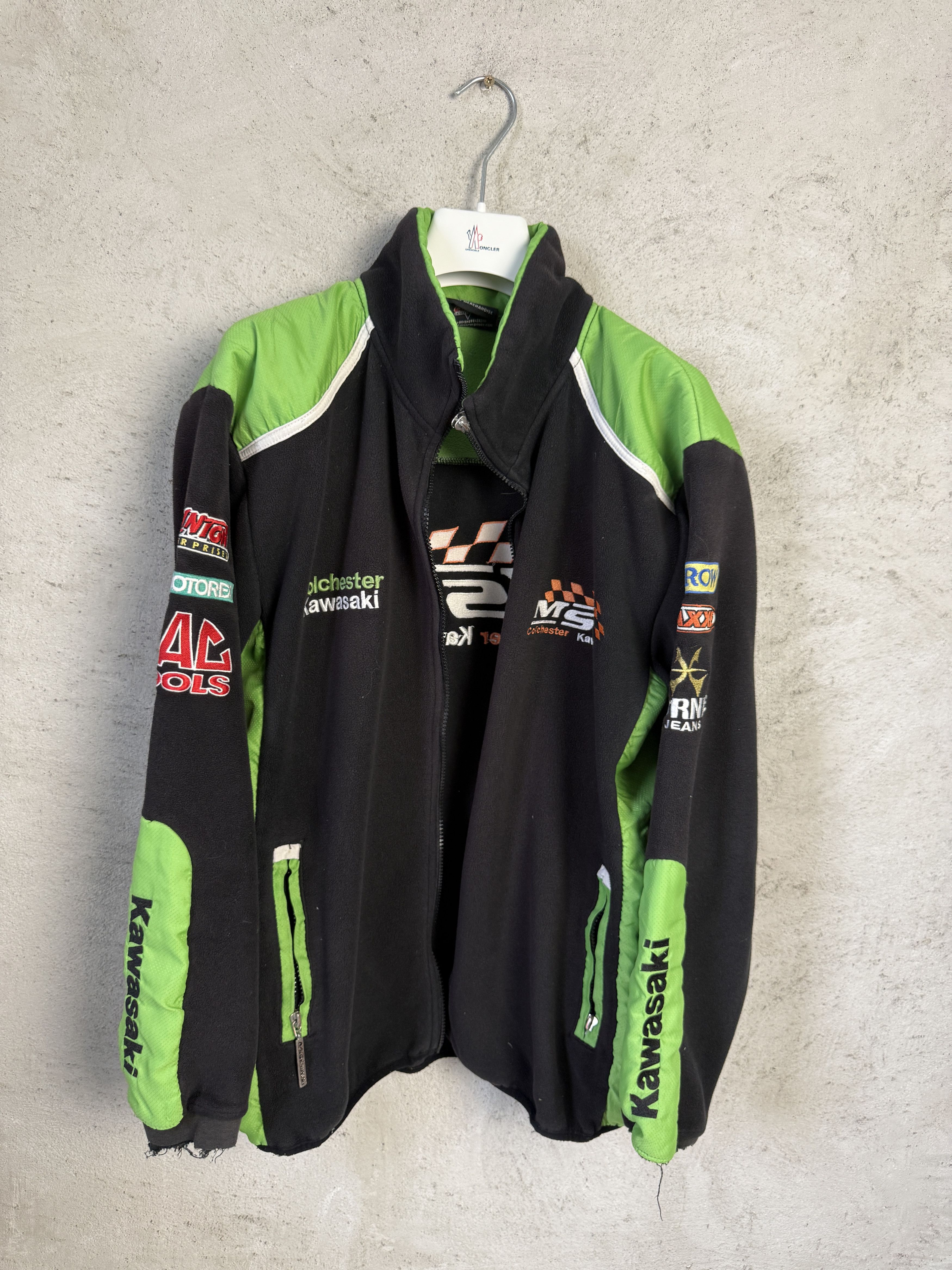 Formula 1 Vintage Kawassaki zip-up sweatshirt racing Size US M / EU 48-50 / 2 - 1 Thumbnail