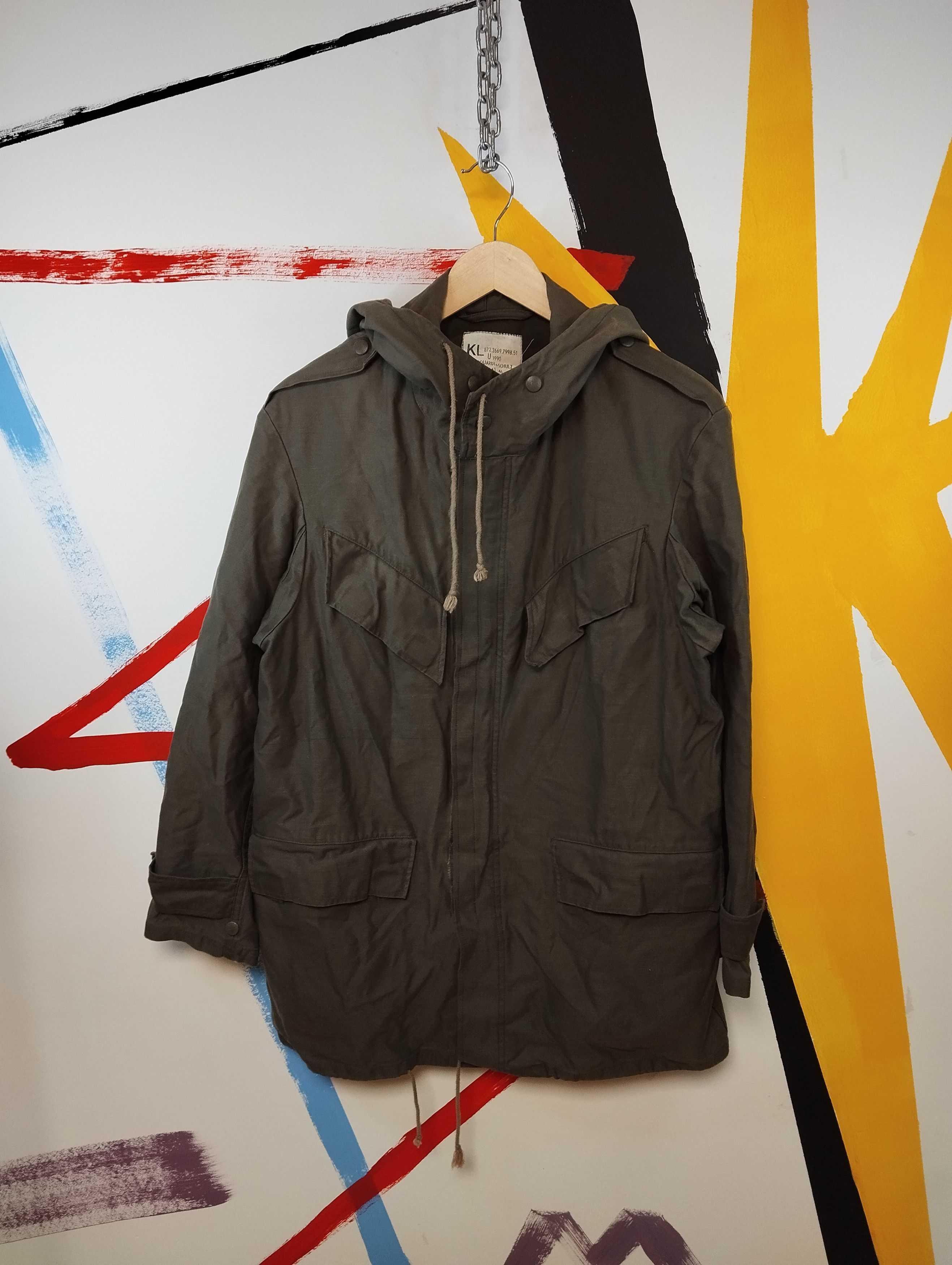 image of Military x Vintage 1990 Marquardt + Schulz Parka Size M in Green, Men's