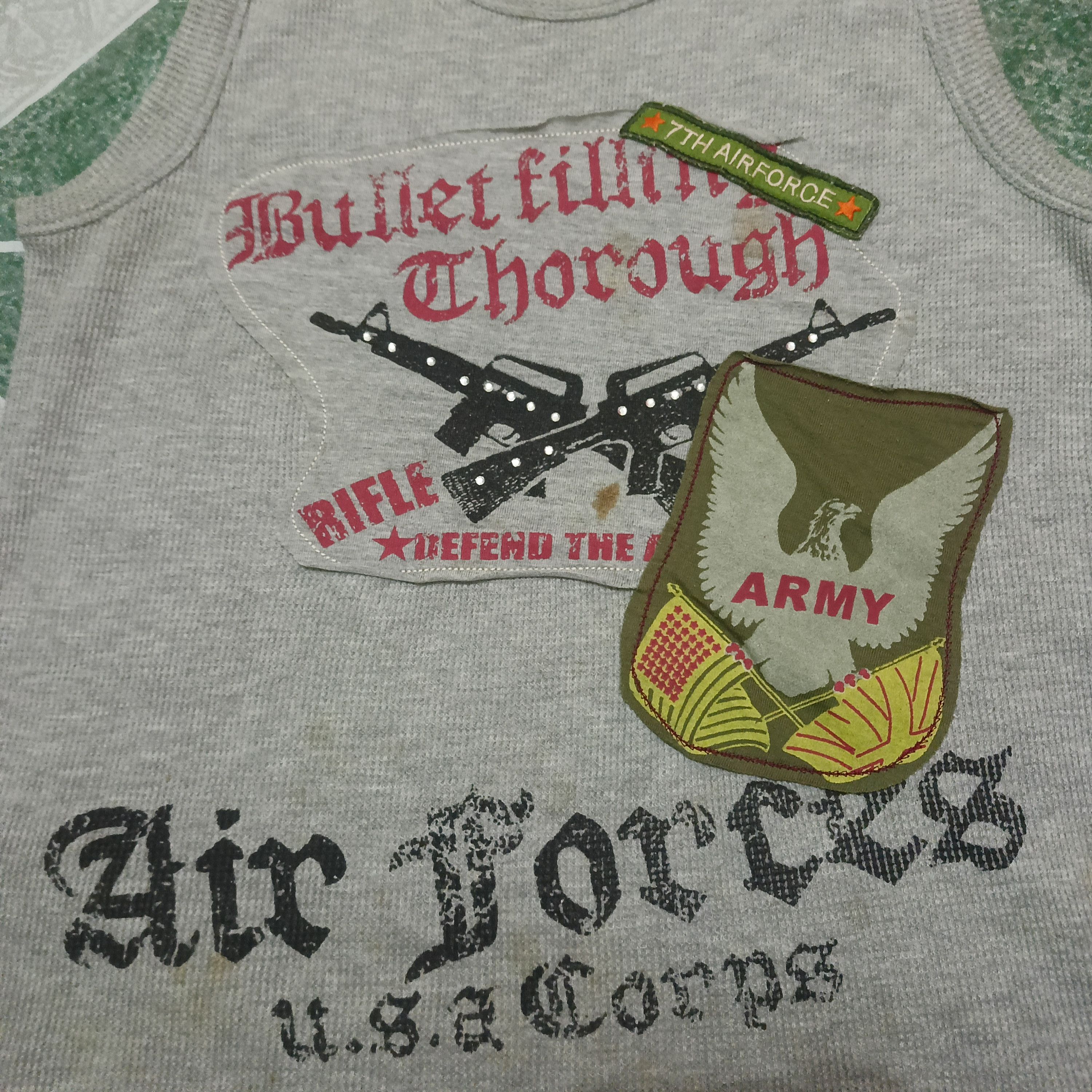 peaceminusone Peace Mountain Army Forces USA corps sleeveless tank top Size US S / EU 44-46 / 1 - 2 Thumbnail