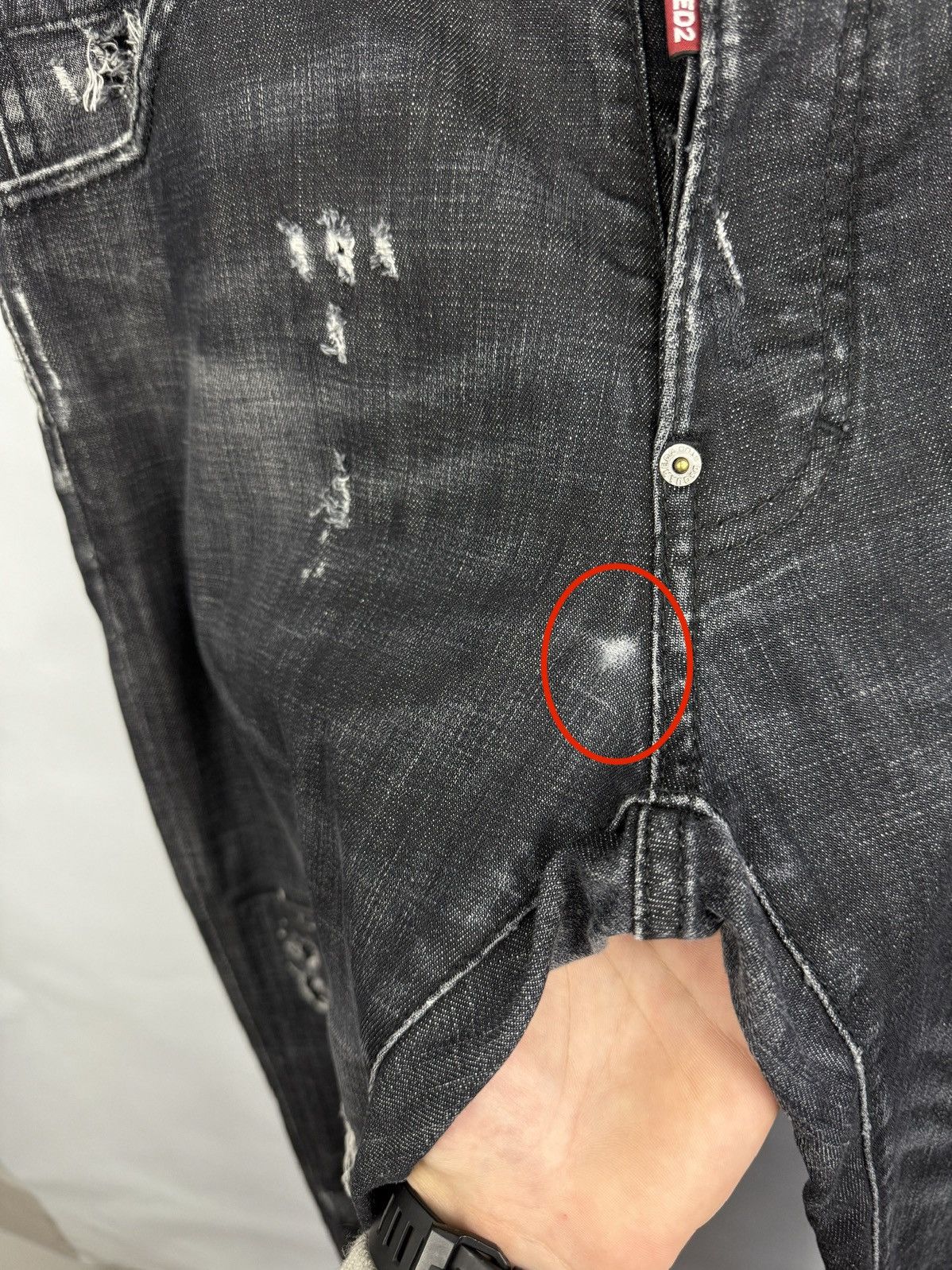 Dsquared2 🇮🇹 Y2K Dsquared2 Punk Jeans Made in Italy Opium Chief Keef Size US 36 / EU 52 - 14 Thumbnail