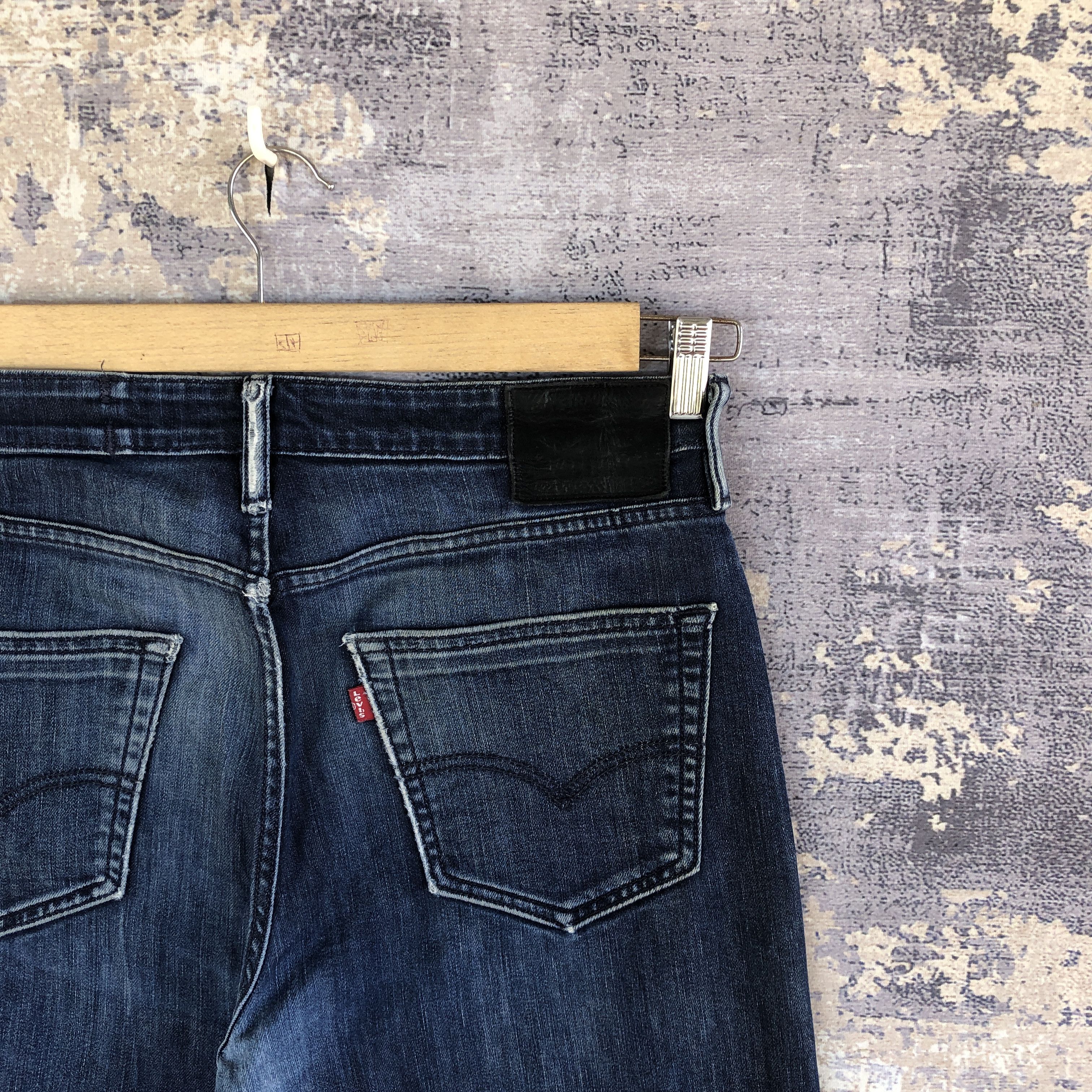 Levi's Vintage Y2K Levis 714 Skinny Jeans Levi's Slim Tapered Denim Size US 32 / EU 48 - 5 Thumbnail