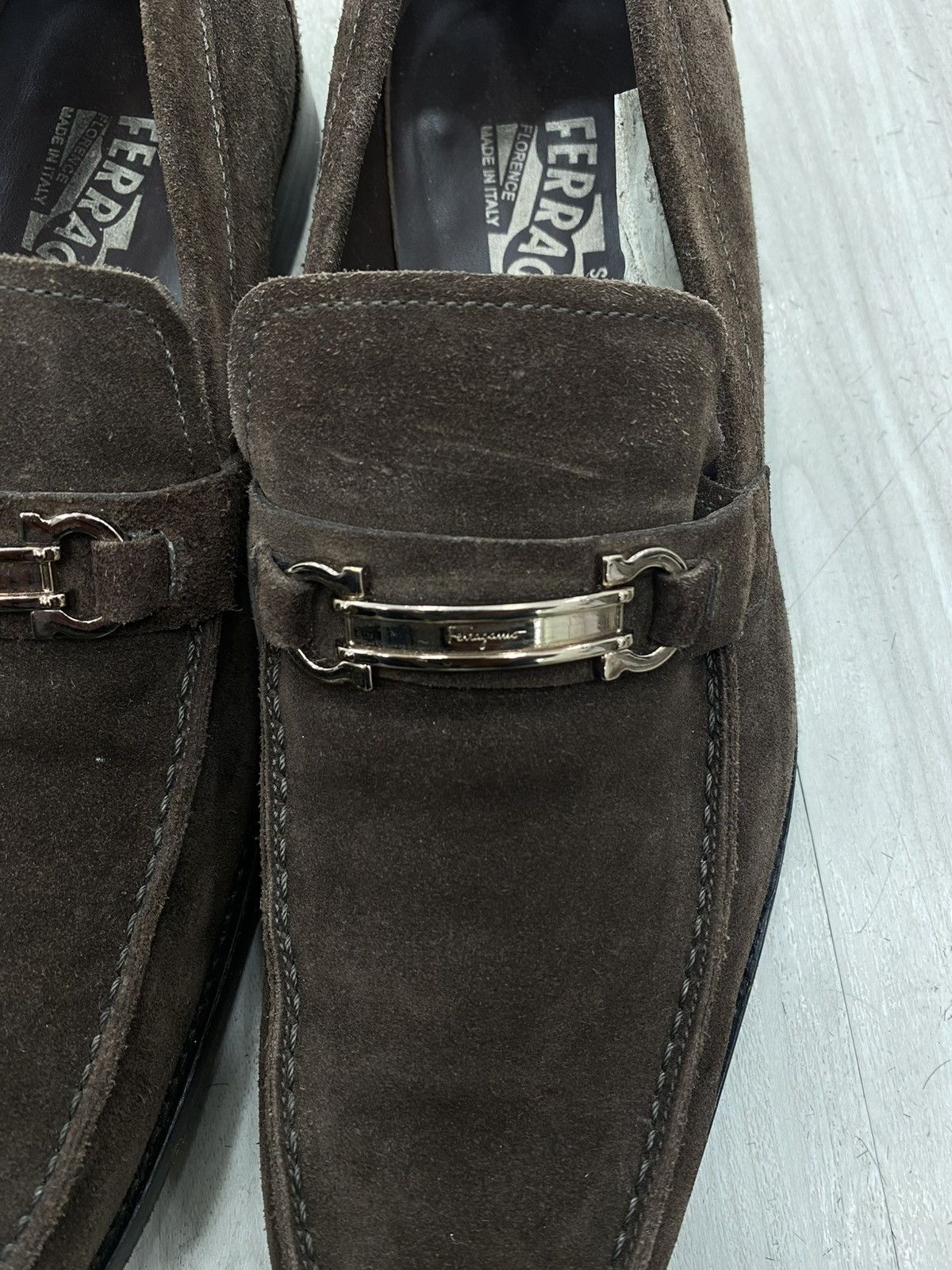 Salvatore Ferragamo Salvatore ferragamo loafers mens suede Size US 8 / EU 41 - 6 Thumbnail
