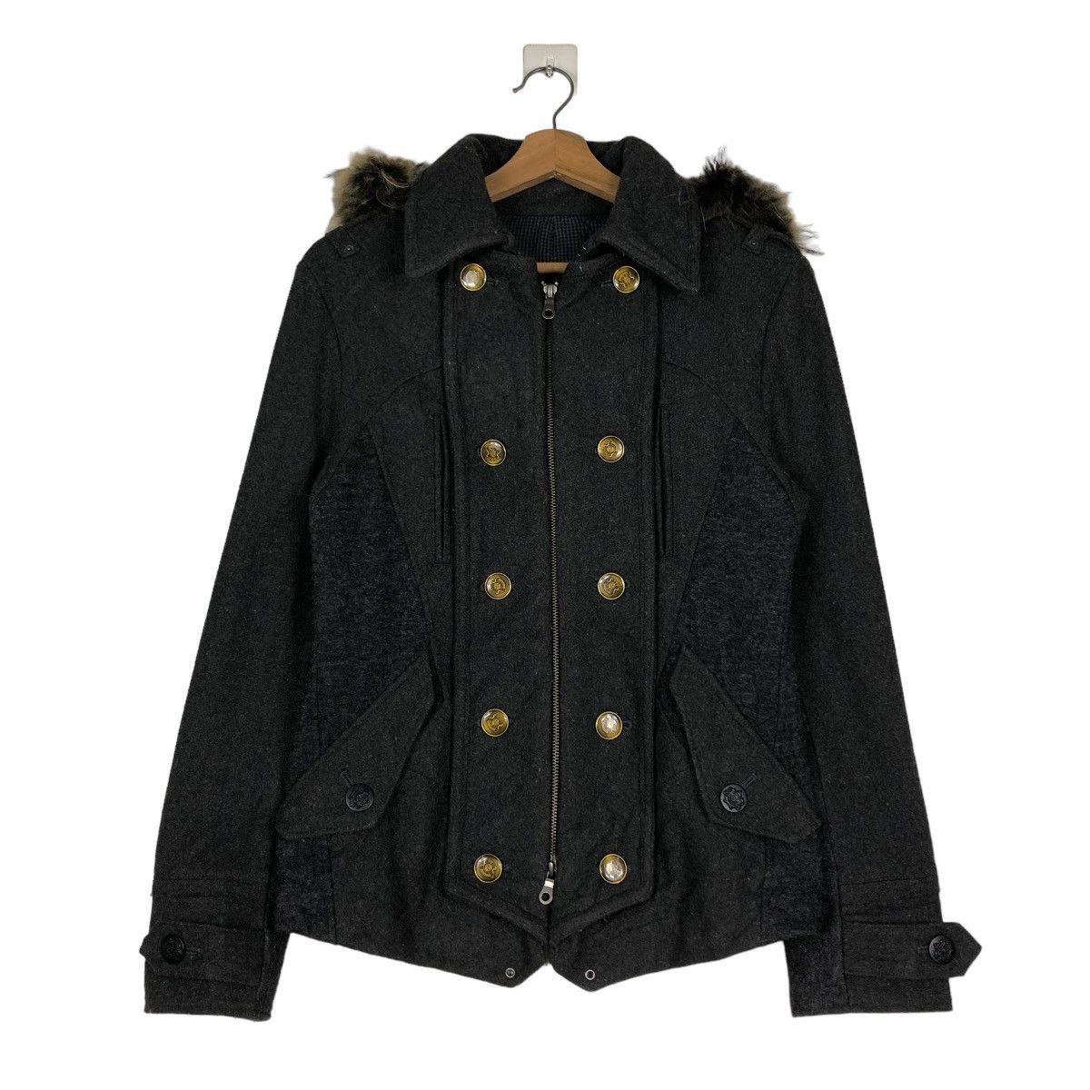 PPFM 🔥VINTAGE BIKER JACKET PPFM DOUBLE LAYER MINK FUR HOODIE LGB Size US S / EU 44-46 / 1 - 3 Thumbnail