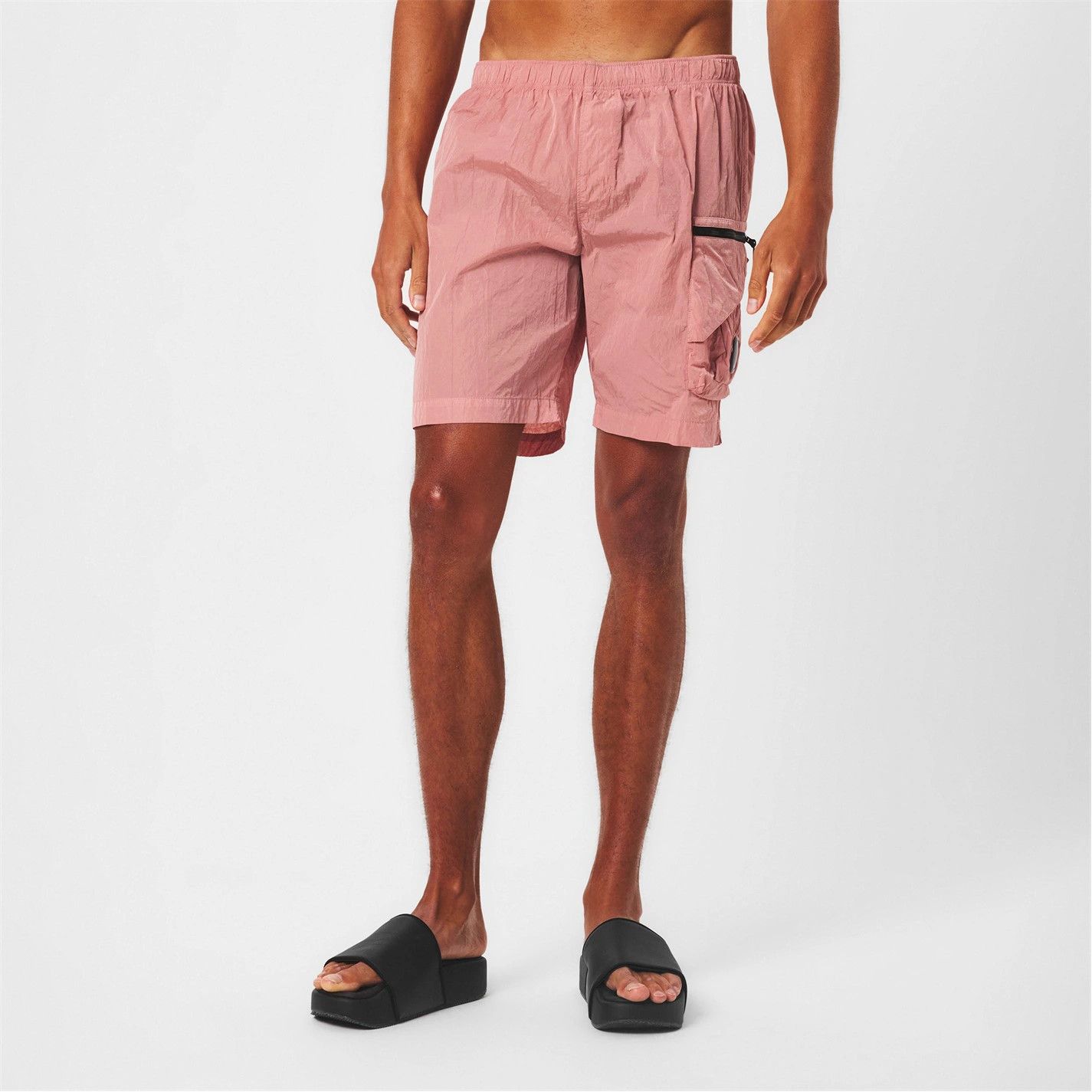 C.P. Company o1g2r1mq0426 Chrome Lens Swim Shorts in Misty Rose Size US 36 / EU 52 - 2 Thumbnail