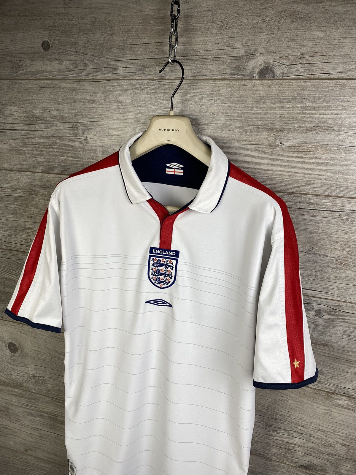 Umbro × Vintage Umbro England 2003/2005 reversible T-shirt Vintage Football Size US L / EU 52-54 / 3 - 17 Thumbnail