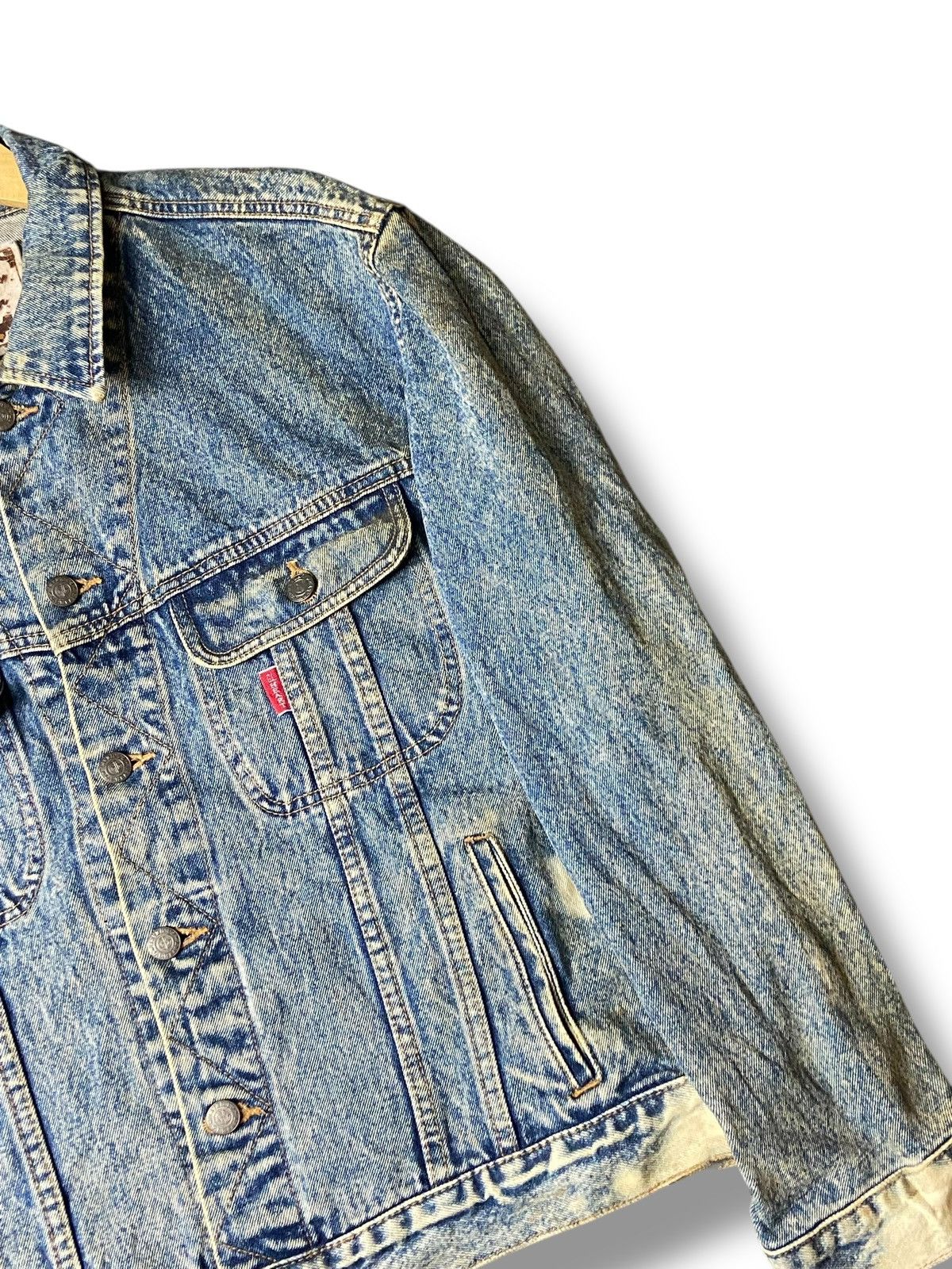 Japanese Brand × Vintage GL Heart Brand Crop Denim Jeans Jacket (124) Size US XXS / EU 40 - 7 Thumbnail