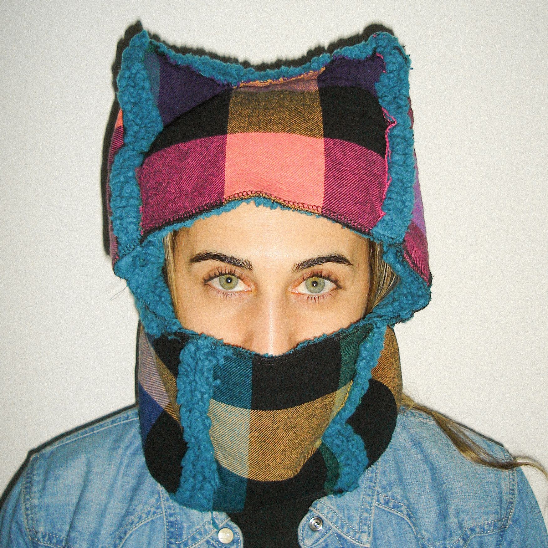 Other Rare Jelly Noj Quilted Fleece Face Mask Ski Winter Hat Size ONE SIZE - 4 Thumbnail