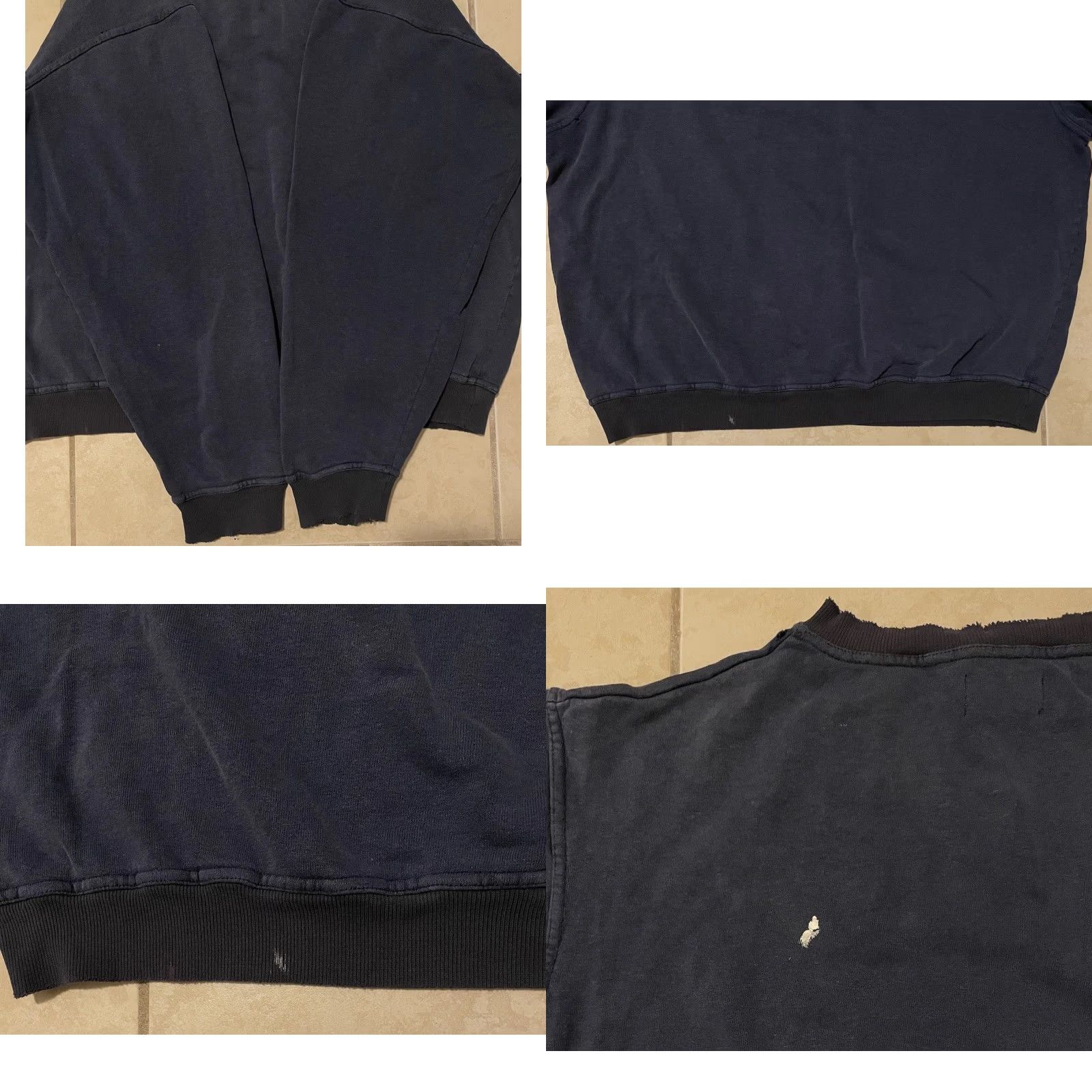 Thrasher Vtg 90s Hemp Canada Faded Distressed Boxy Sweatshirt L Blue Thrashed Men Sweatshirt 90s Cannabis Grunge Skate Size US L / EU 52-54 / 3 - 10 Thumbnail