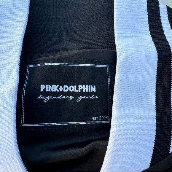 Designer × Pink Dolphin NWT PINK DOLPHIN POSITIVITY TAKES FLIGHT BLACK JACKET SZ XL Size US XL / EU 56 / 4 - 5 Thumbnail