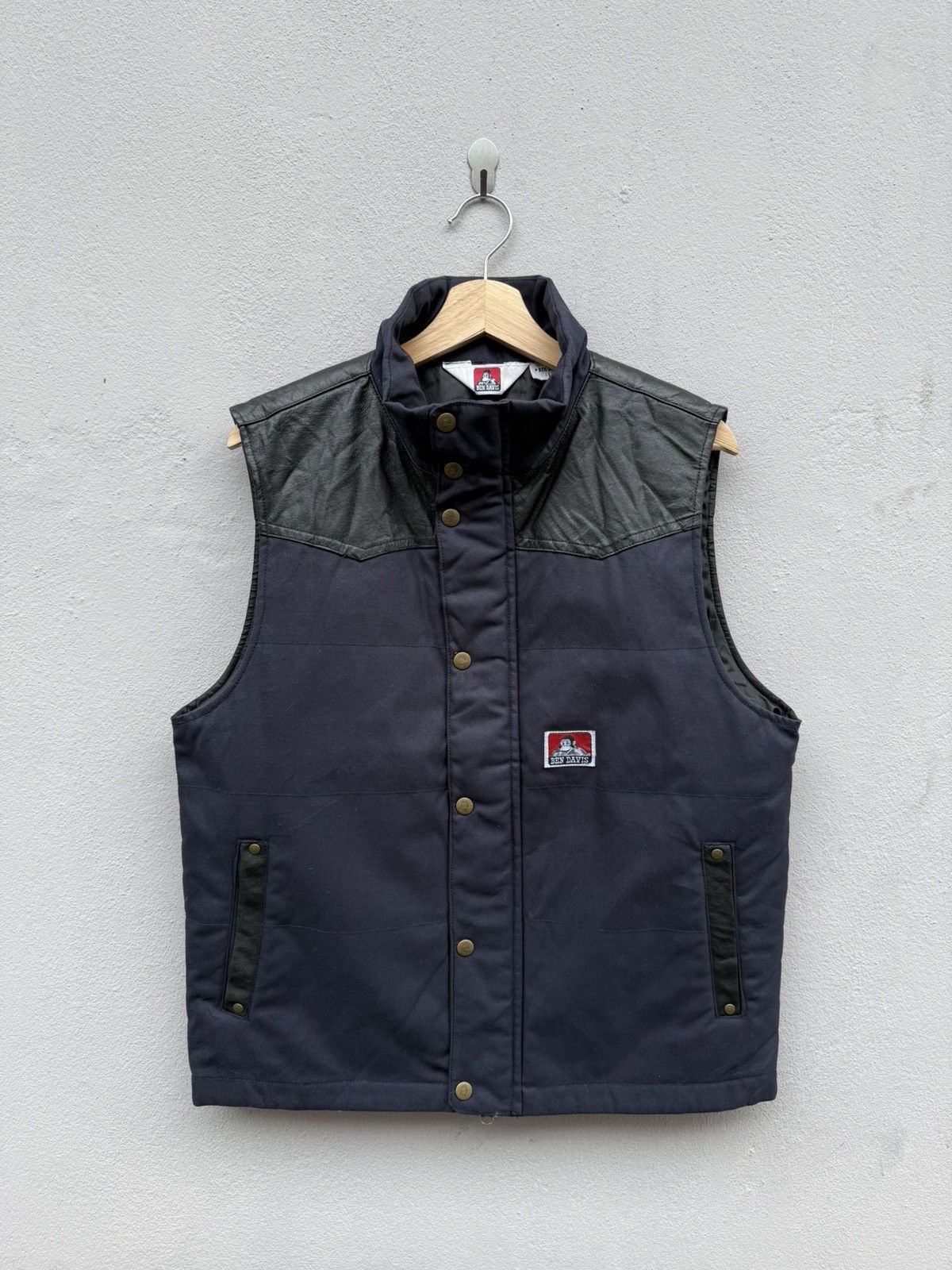 Ben Davis Ben Davis Puffer + Leather Vest Size US L / EU 52-54 / 3 - 1 Thumbnail