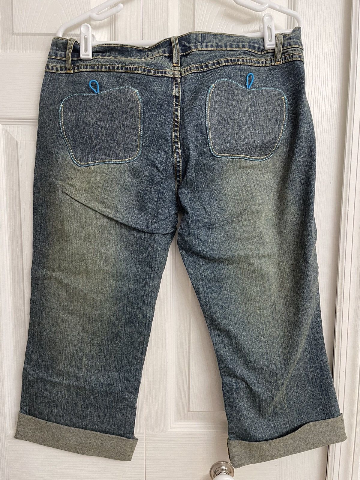 Apple Apple Bottoms Jeans Womens 13/14 Capri/Cropped Pants Blue Size 36" / US 14 / IT 50 - 2 Thumbnail