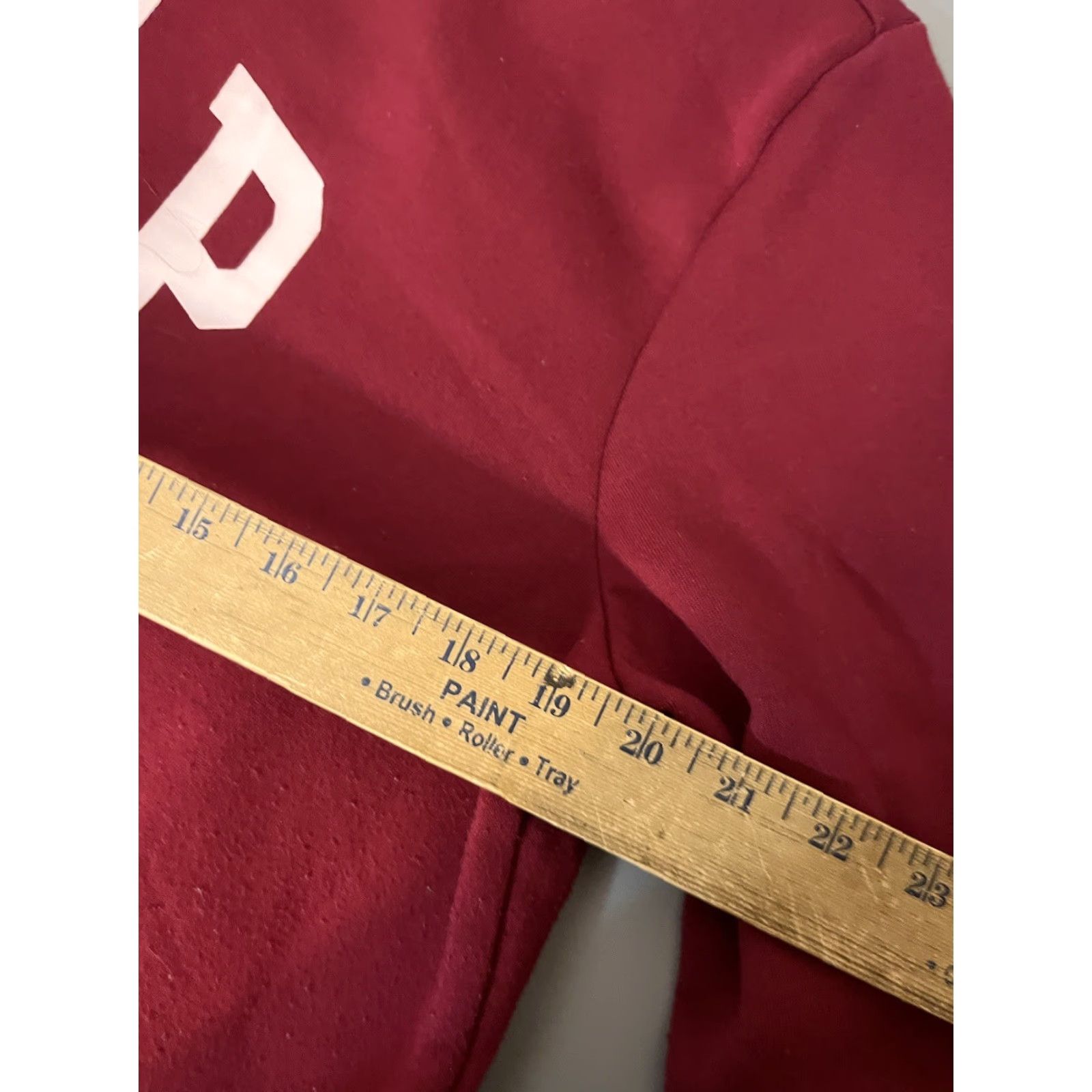 Gap Gap Logo Crew Neck Fleece Sweatshirt Women Burgundy XL Relaxed Pullover Size XL / US 12-14 / IT 48-50 - 5 Thumbnail