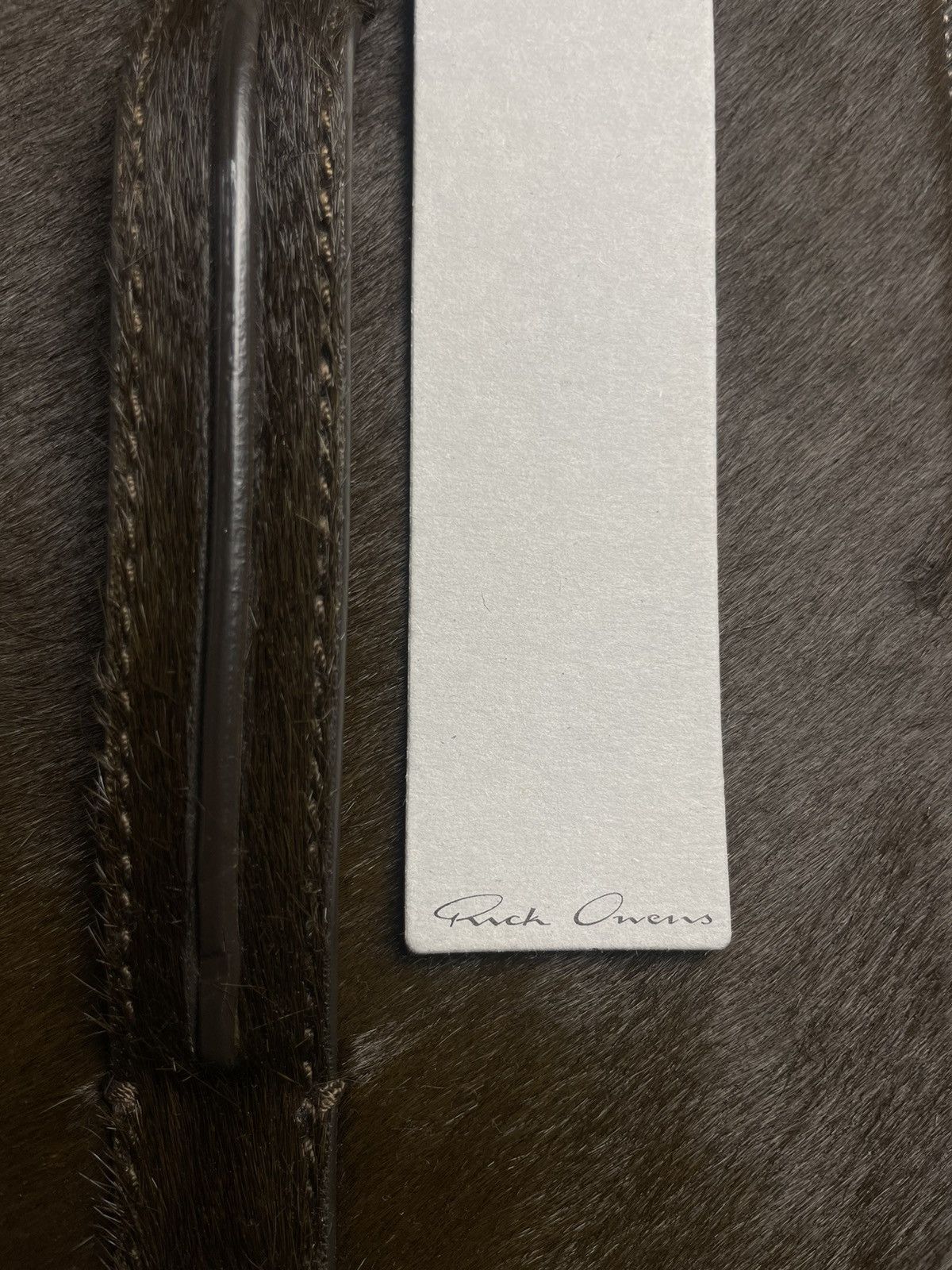 Rick Owens Rick Owens Cow Fur Clutch Bag Size ONE SIZE - 8 Thumbnail