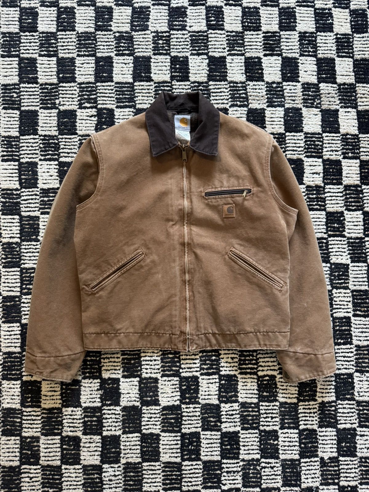 Pre-owned Carhartt Vintage  Detroit Brown