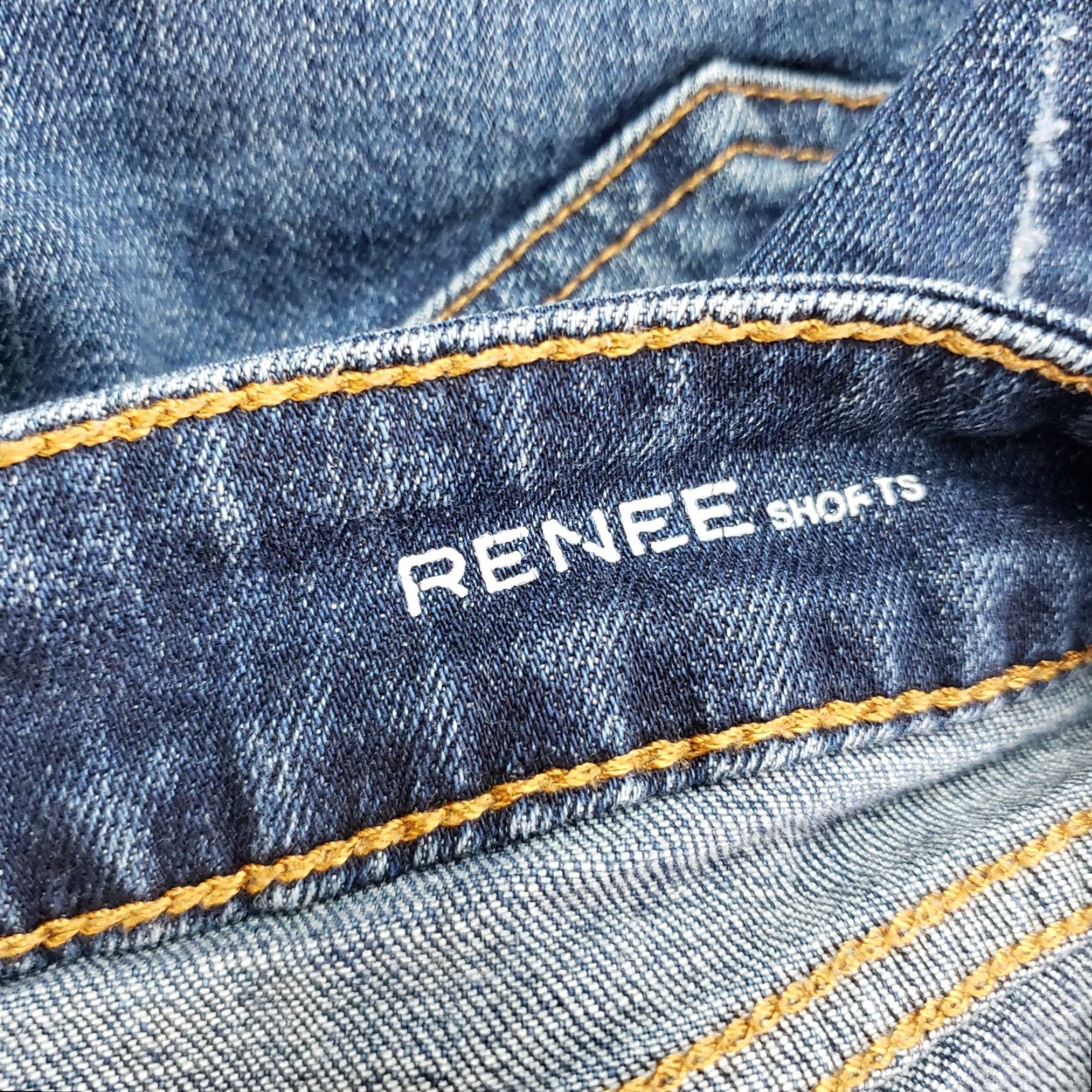 DL1961 DL1961 Womens Renee Denim Shorts Sz 28 Blue Distressed Cuffed Mid Rise Women Denim Short Jeans Flat Front Zip Casual 28 Womens Size 28" / US 6 / IT 42 - 4 Thumbnail