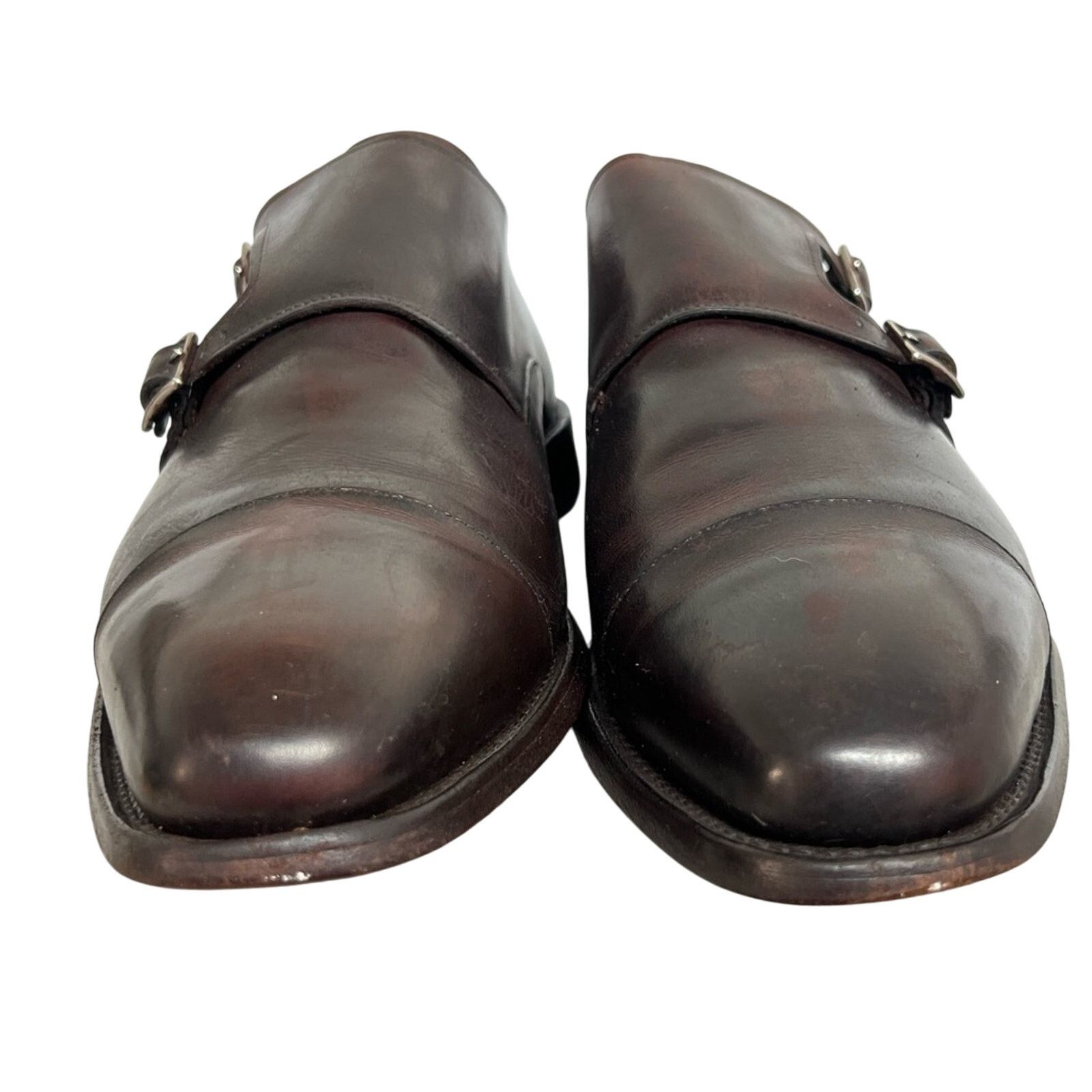 Allen Edmonds ALLEN EDMONDS Mora 2.0 Double Monk Strap Brown Leather Shoes Size US 15 / EU 48 - 4 Thumbnail