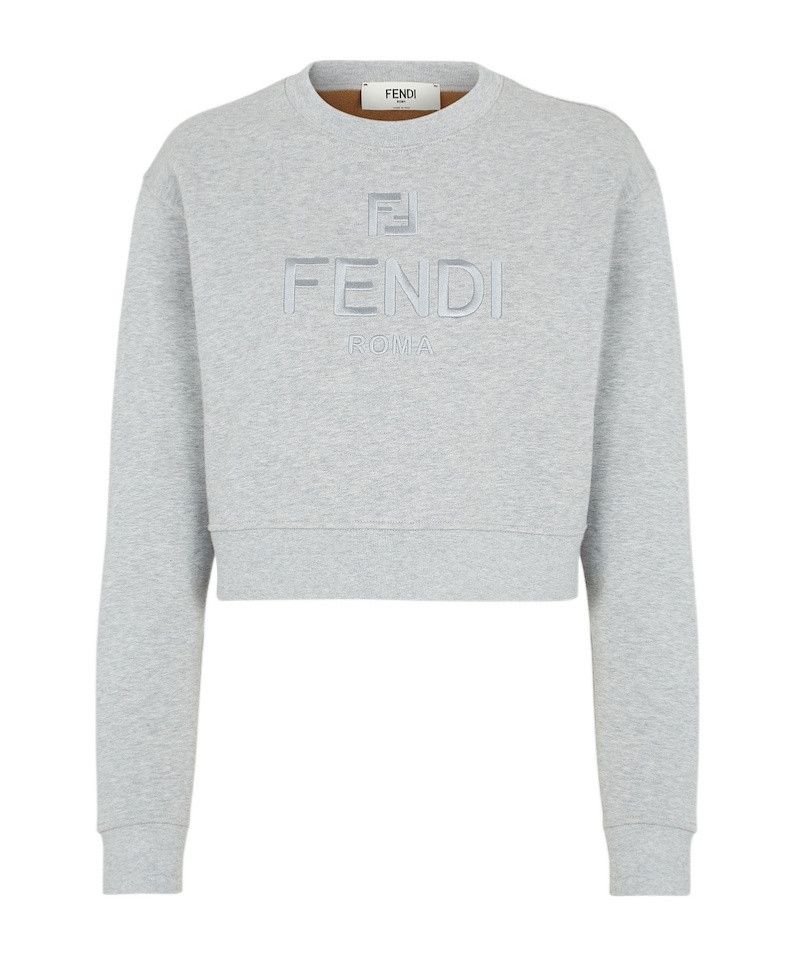 Fendi o1s1wg111225 Sweatshirt in Grey Size S / US 4 / IT 40 - 1 Thumbnail