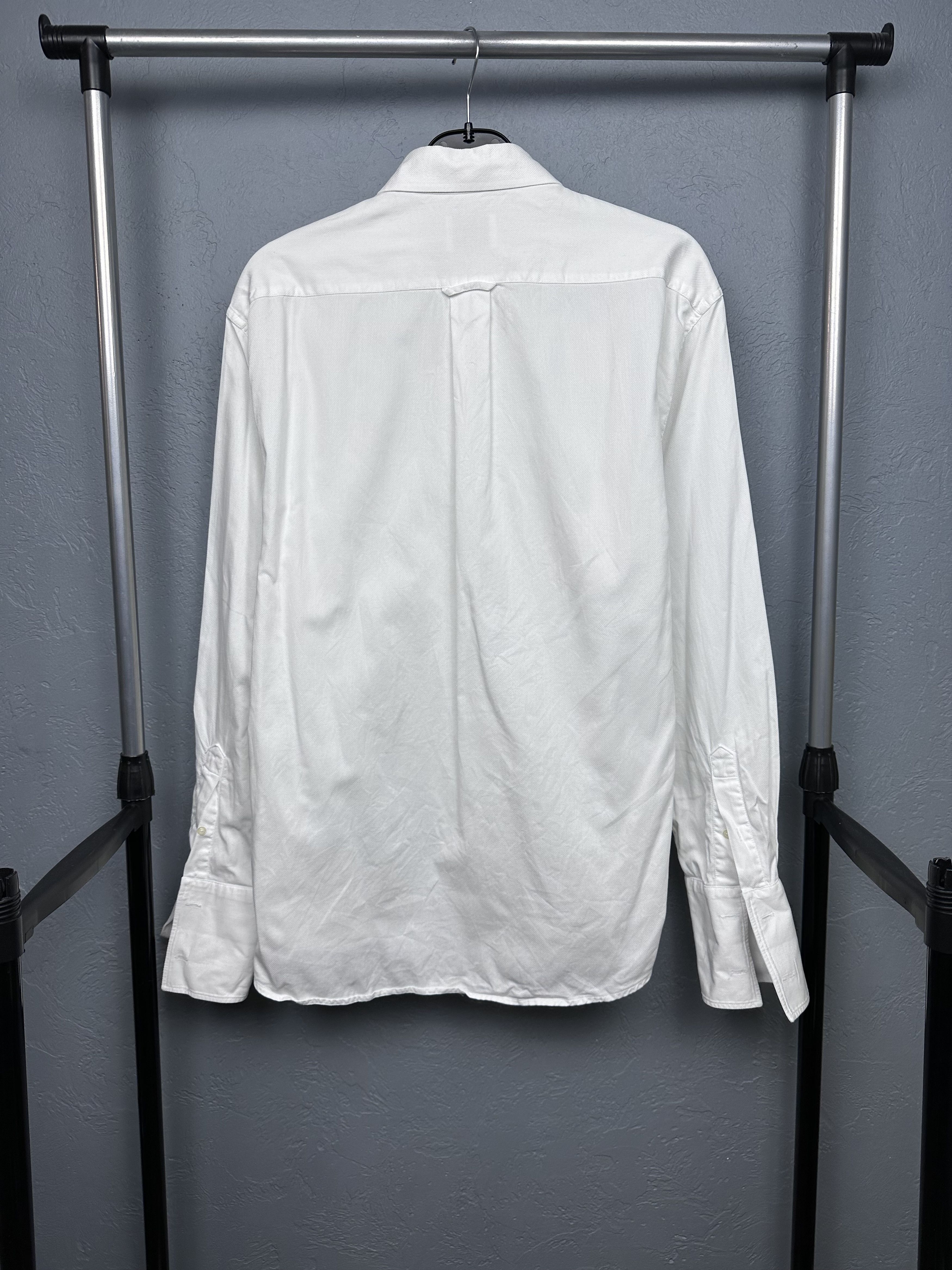 Pierre Balmain Pierre Balmain Vintage Mens Long Sleeve White Shirt Size US L / EU 52-54 / 3 - 9 Thumbnail